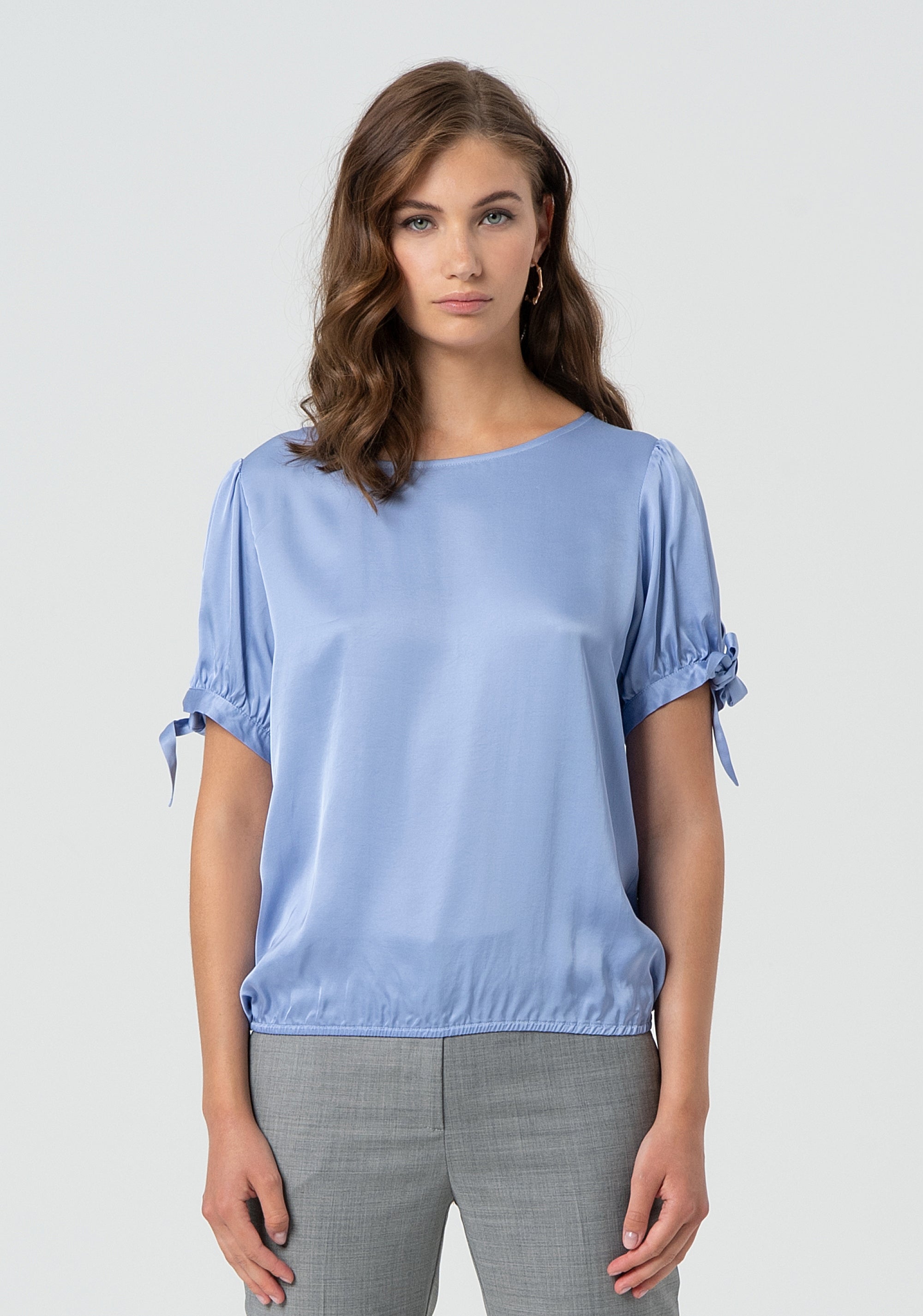 Top maniche corte in raso FR25ST1013W73201-252 Fracomina