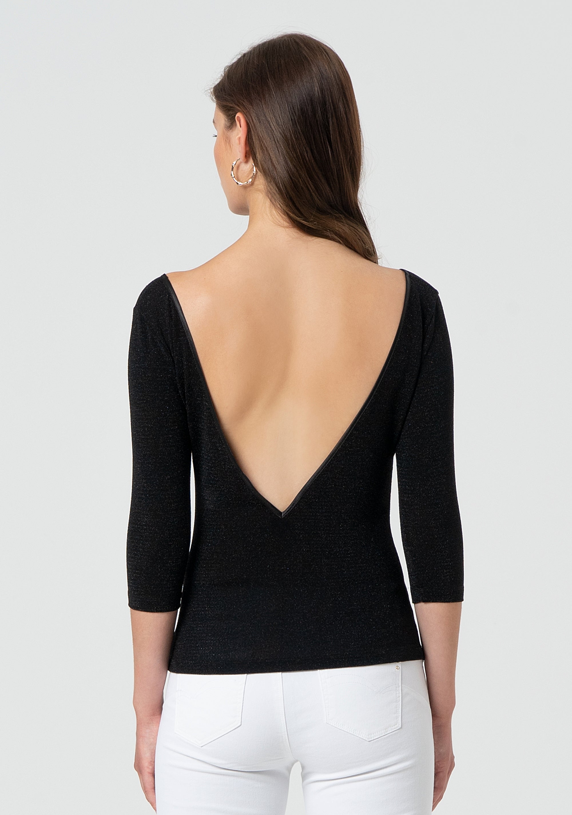 Top aderente con lurex FR25ST1026J445Q7-I83 Fracomina