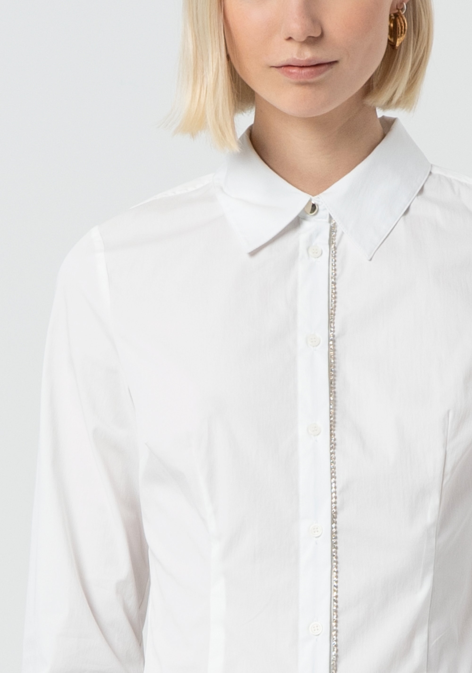 Camicia regular in popeline FR25ST6001W52001-278 Fracomina