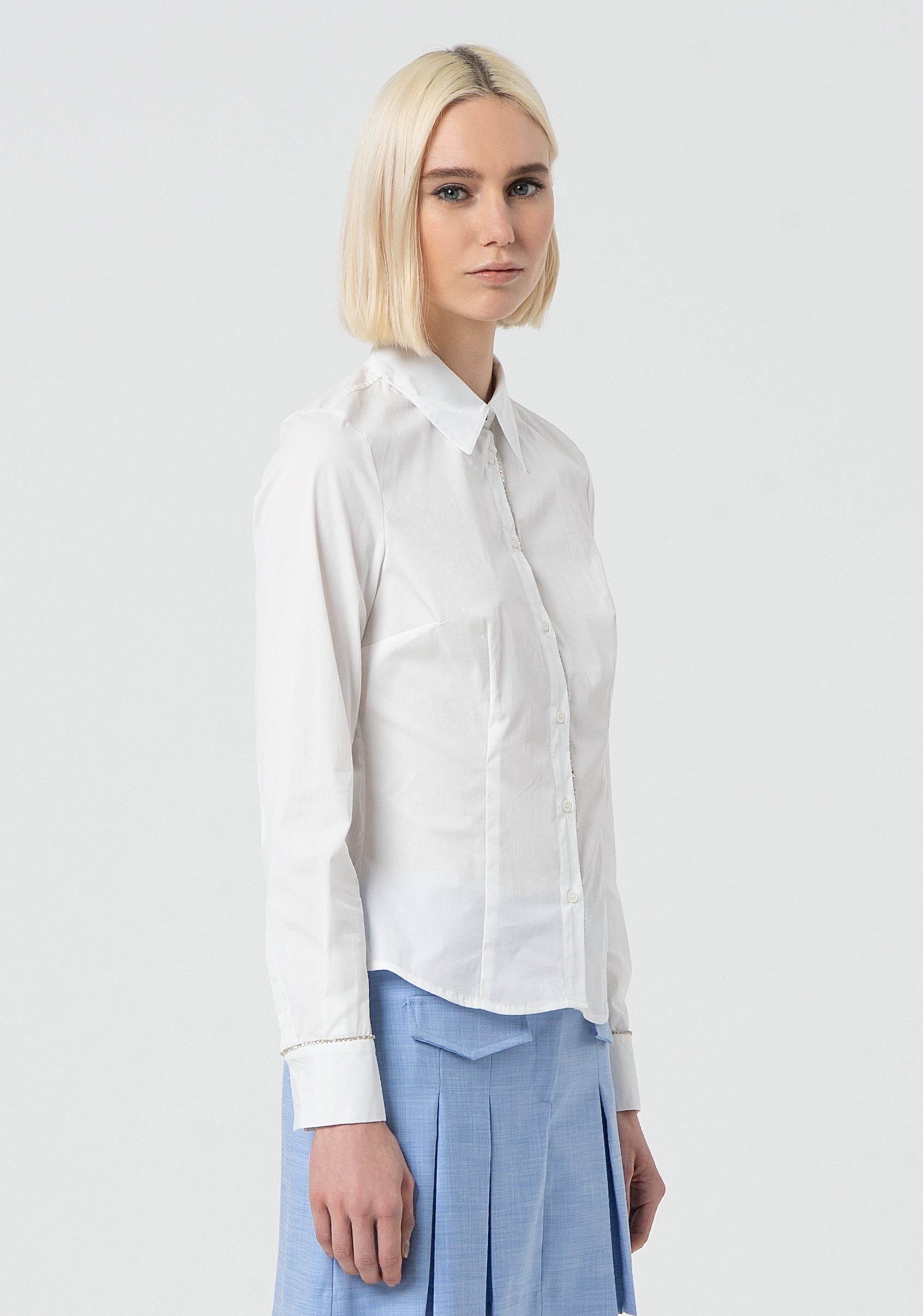 Camicia regular in popeline FR25ST6001W52001-278 Fracomina