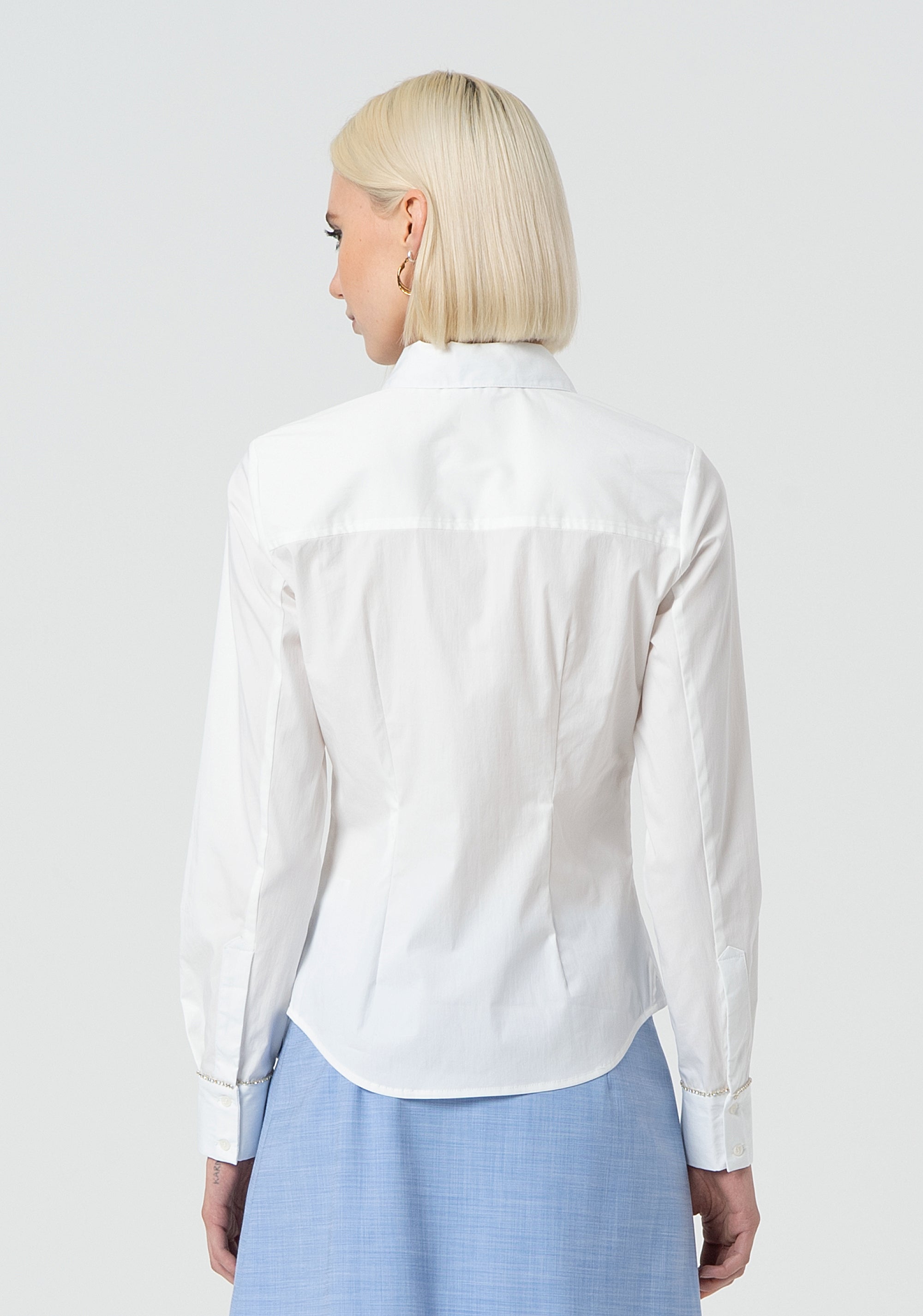 Camicia regular in popeline FR25ST6001W52001-278 Fracomina