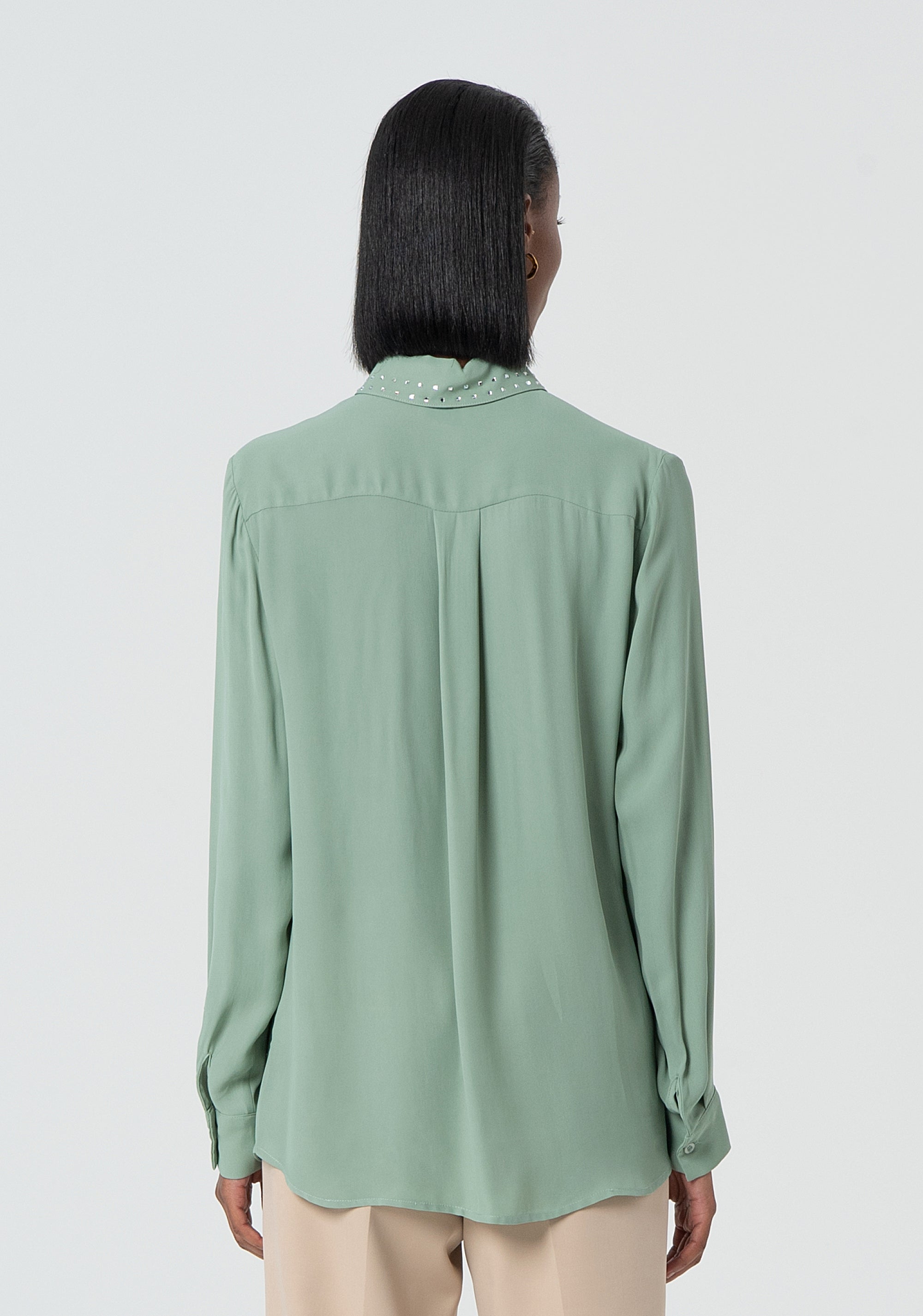 Camicia over in viscosa FR25ST6014W42801-247 Fracomina