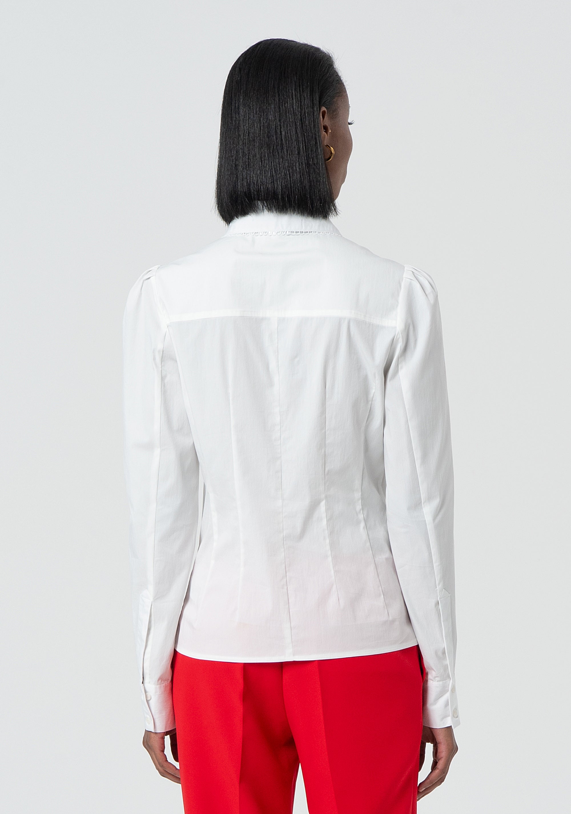 Camicia aderente in popeline FR25ST6032W52001-278 Fracomina