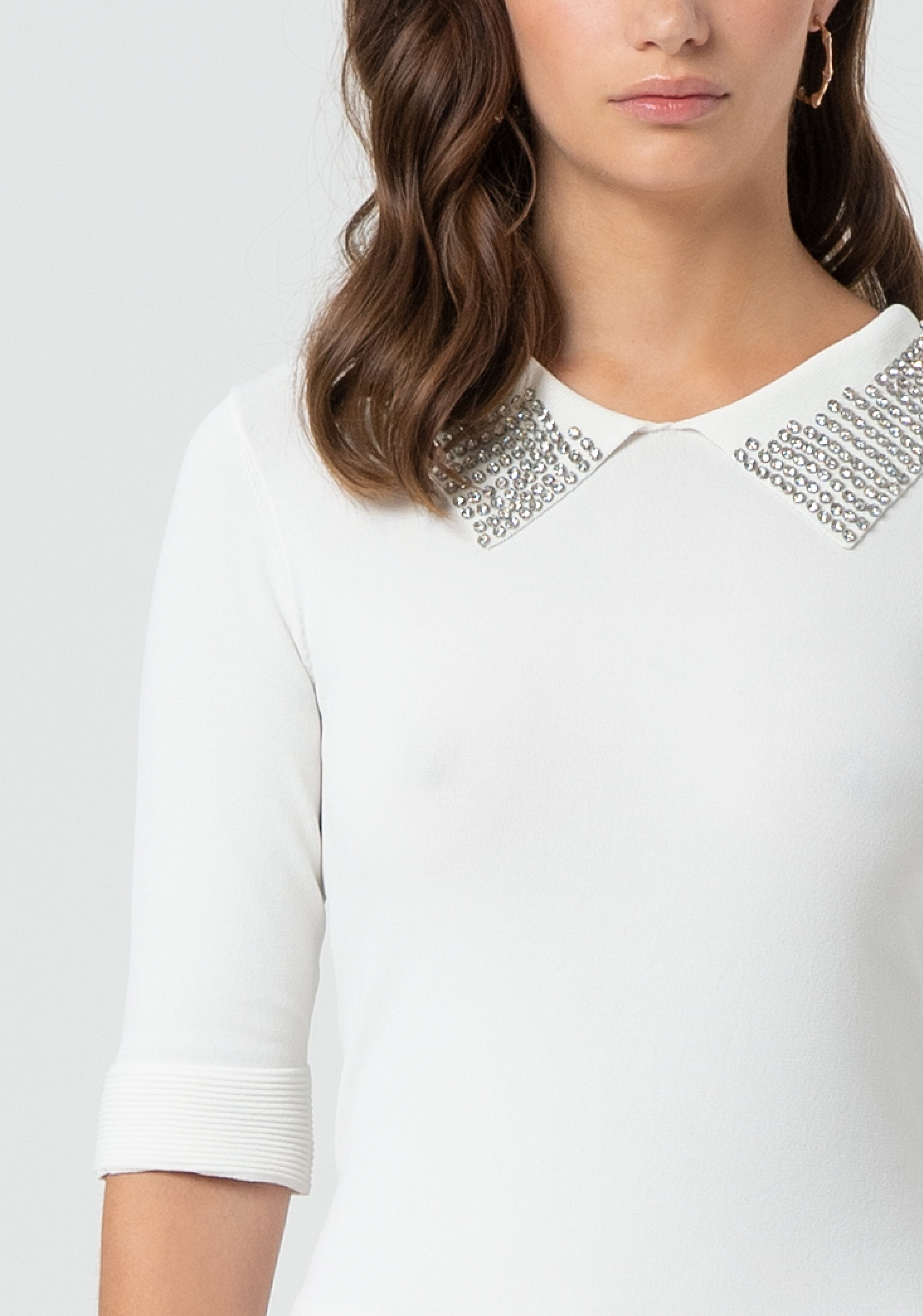 Polo aderente in maglia FR25ST7007K414R9-108 Fracomina