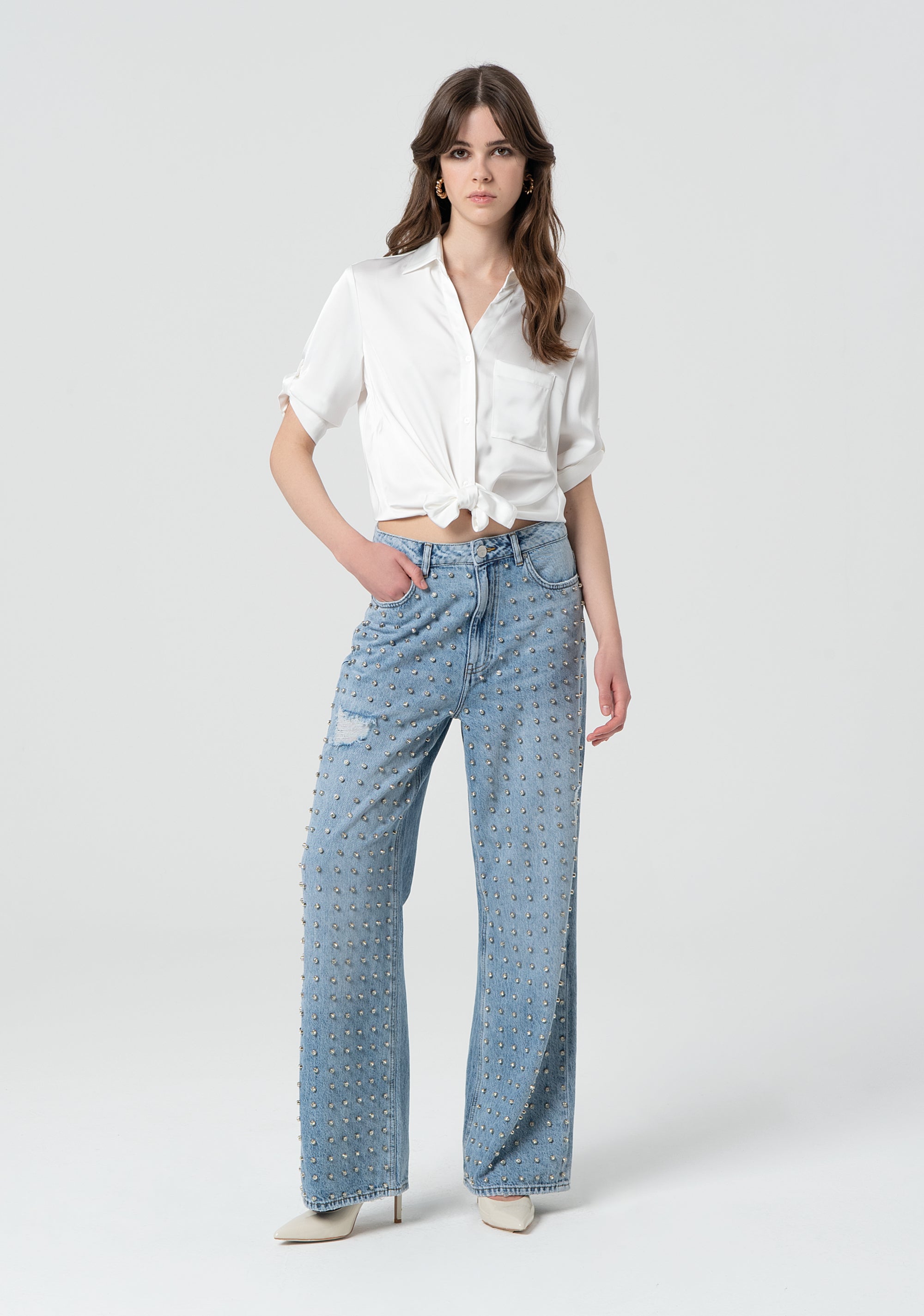 Jeans con decorazioni