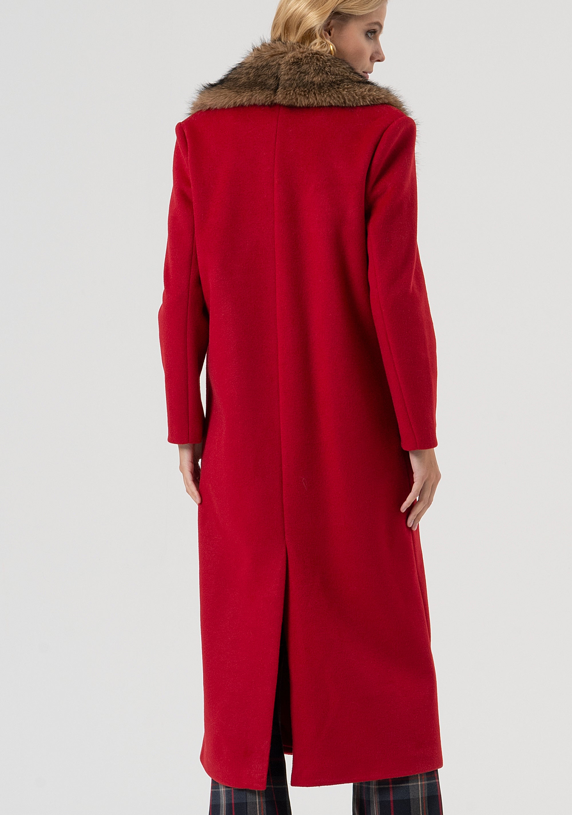 Cappotto regular doppiopetto FR25WC1002W80801-T51 Fracomina