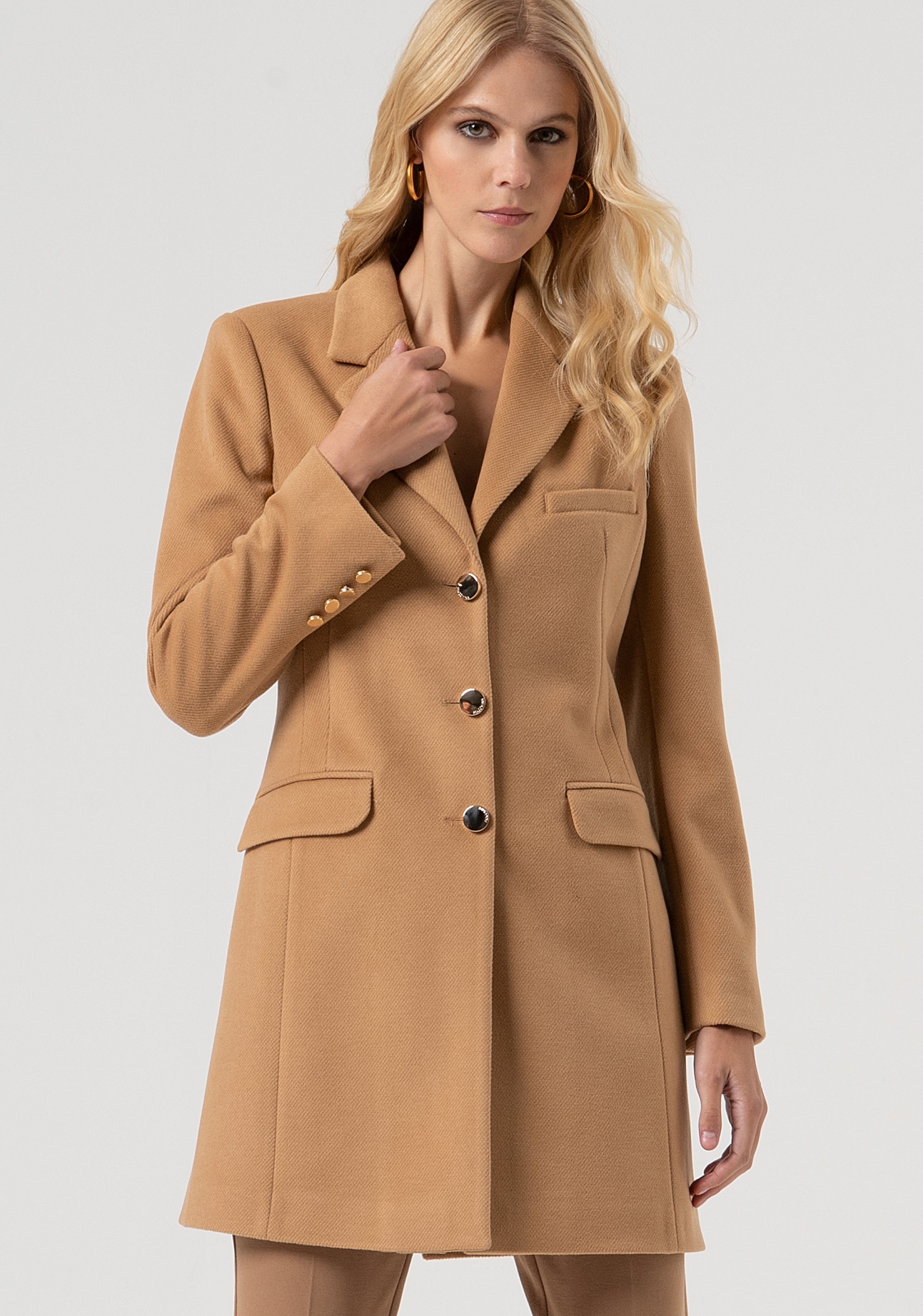 Cappotto slim monopetto FR25WC1010W48601-093 Fracomina