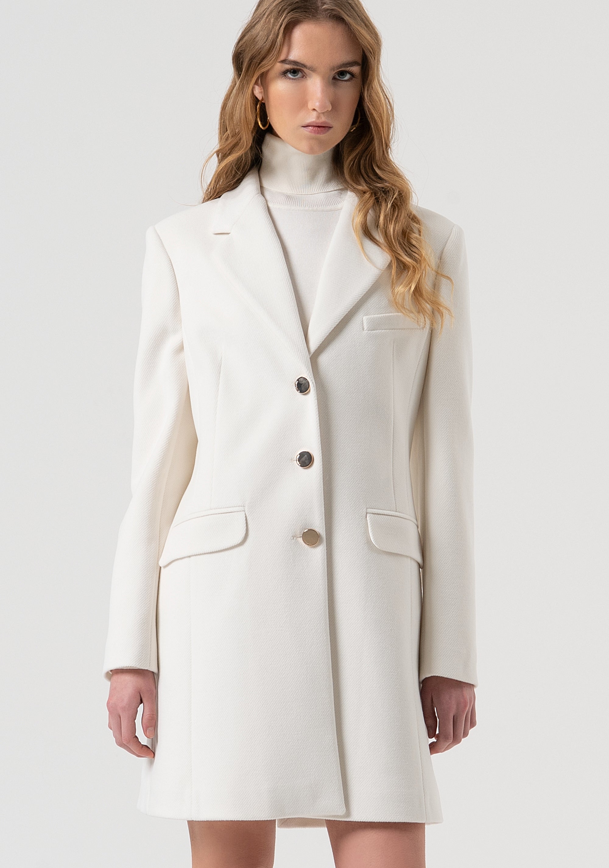 Cappotto slim monopetto FR25WC1010W48601-108 Fracomina