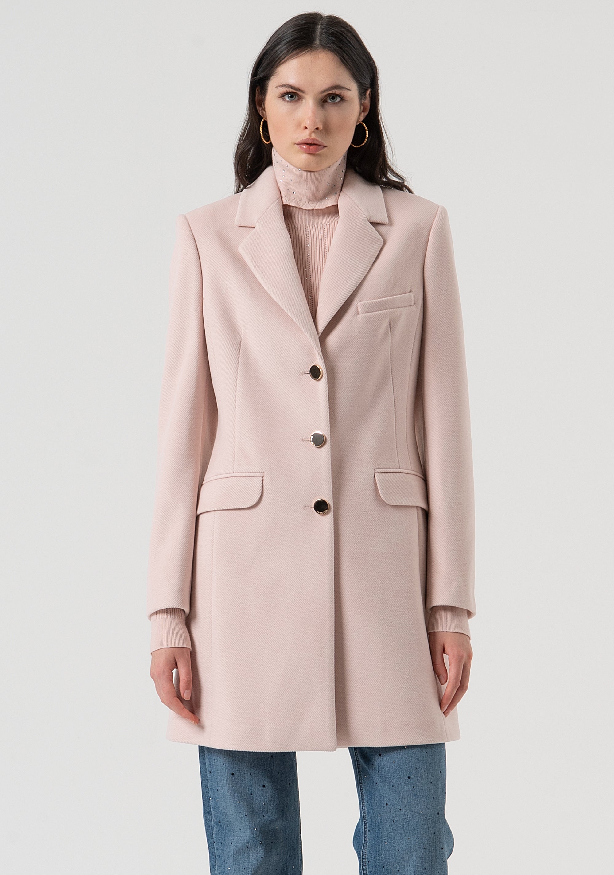 Cappotto slim monopetto FR25WC1010W48601-Q93 Fracomina