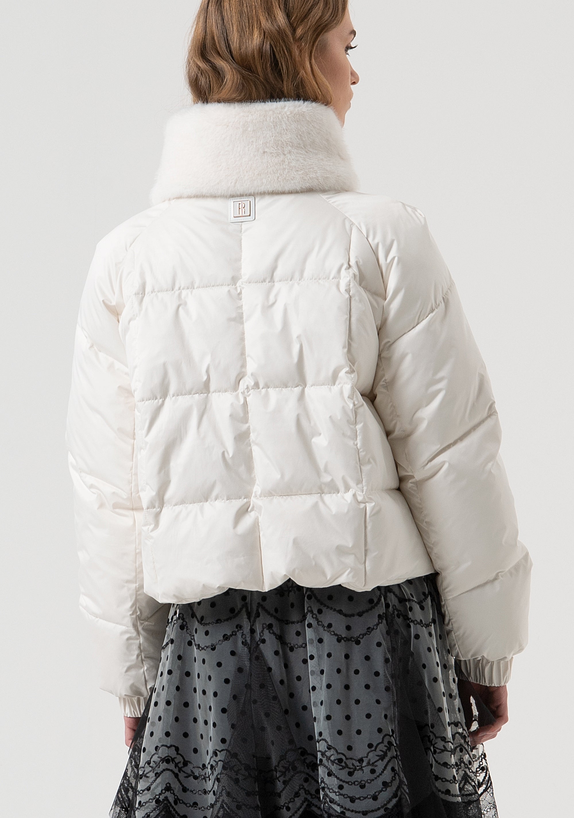 Piumino over con zip centrale per apertura FR25WC3005O42301-108 Fracomina
