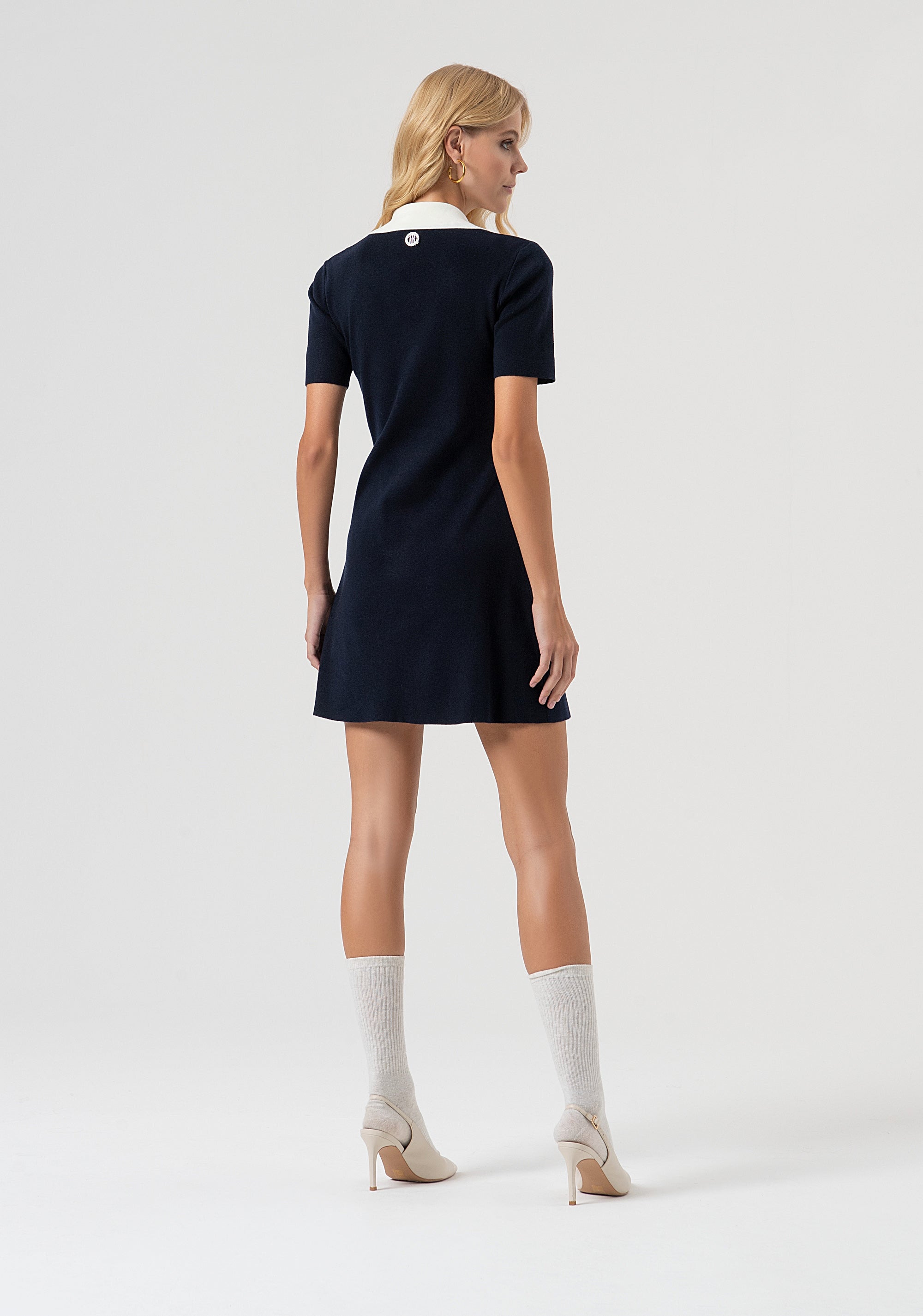 Abito regular mini in maglia FR25WD5010K45601-968 Fracomina