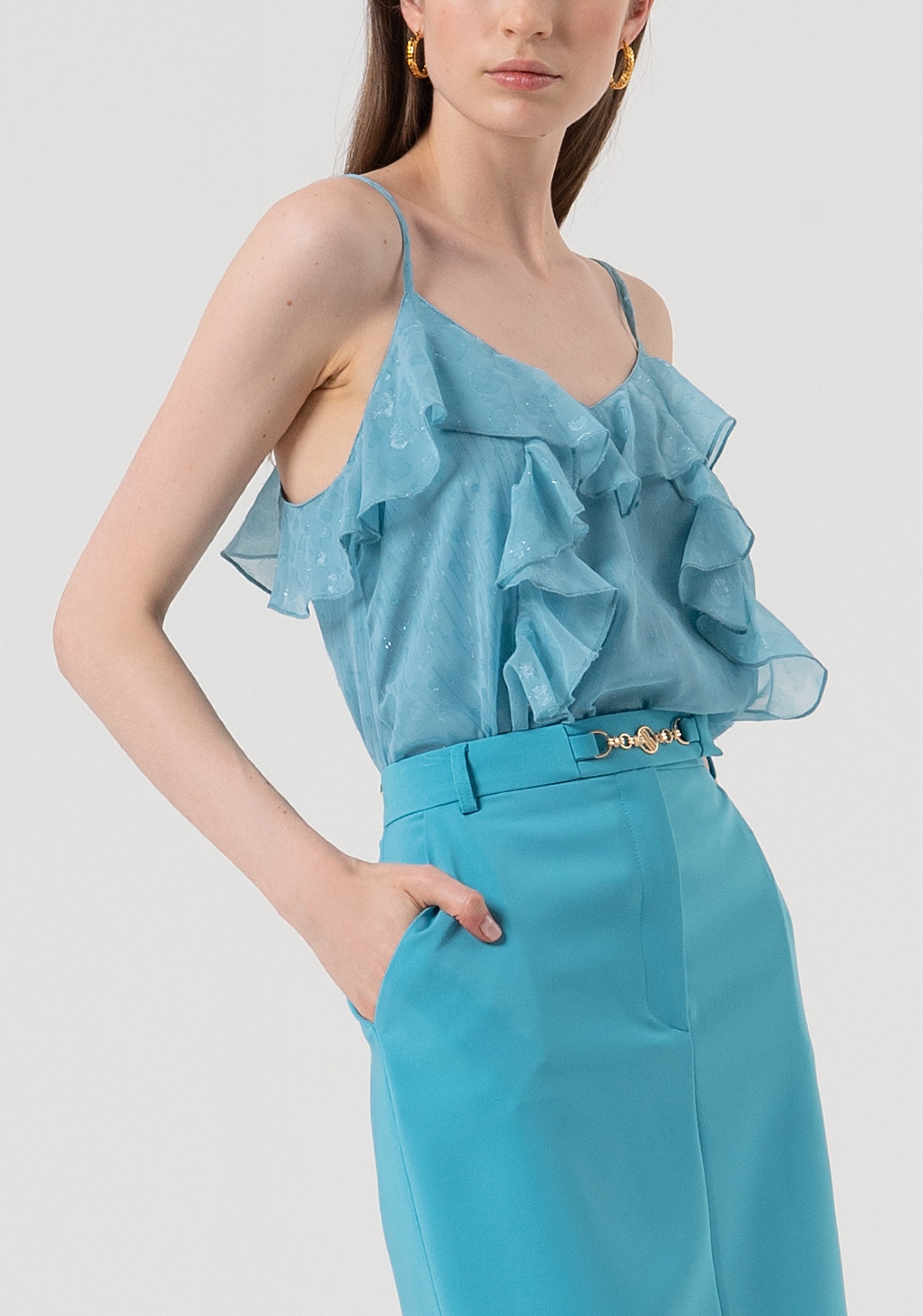 Gonna a tubino slim midi FR25WG2012W42901-T57 Fracomina