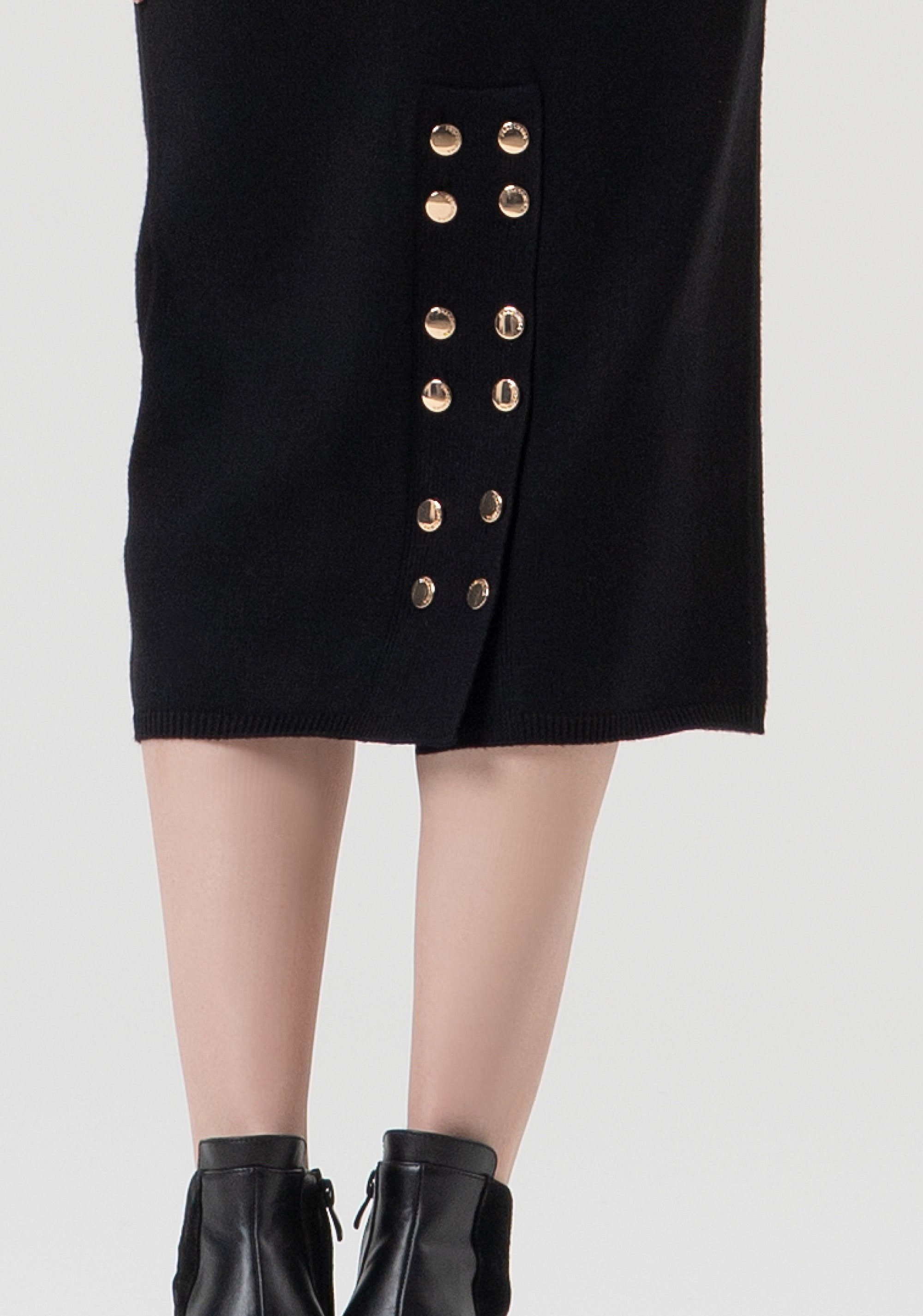 Gonna slim midi in maglia