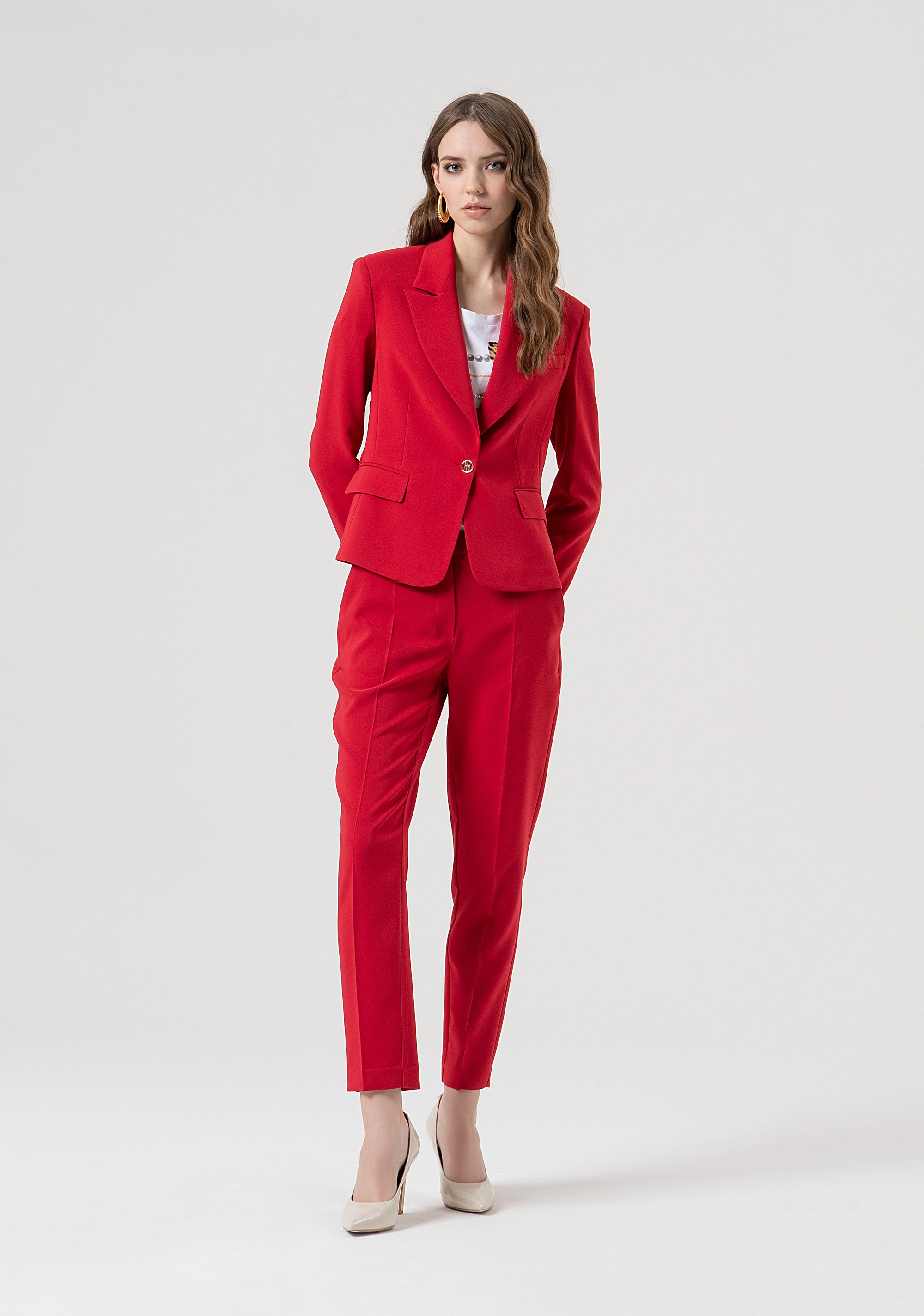 Blazer regular monopetto FR25WJ1001W42901-T51 Fracomina