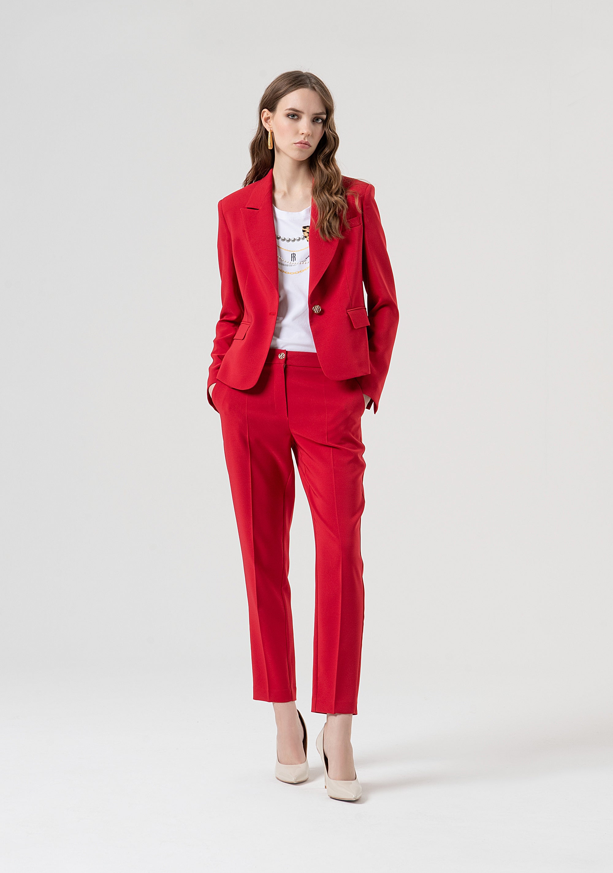 Blazer regular monopetto FR25WJ1001W42901-T51 Fracomina