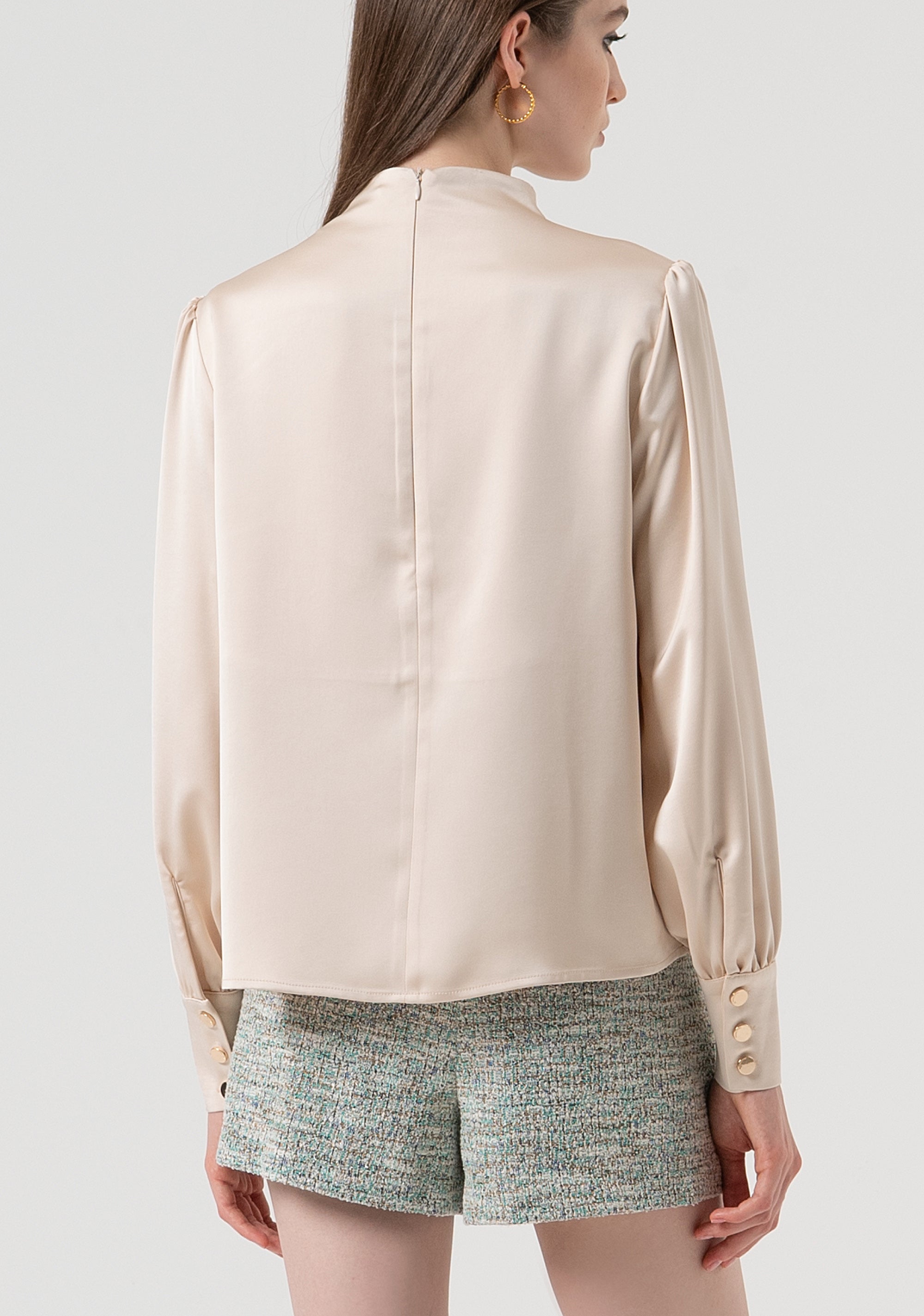 Blusa regular in raso FR25WT1020W41101-508 Fracomina