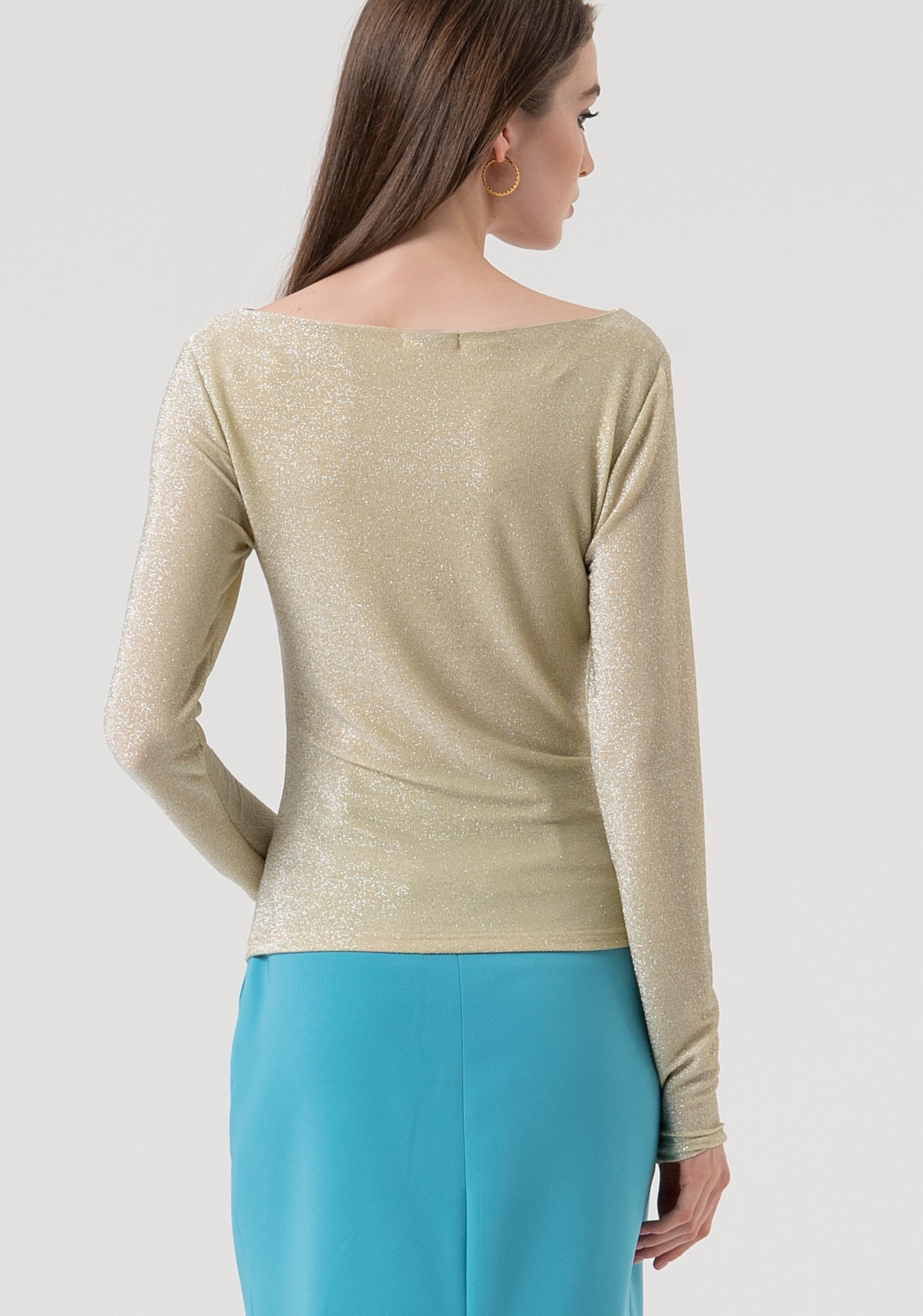 Top slim con lurex FR25WT3038J444Q7-524 Fracomina