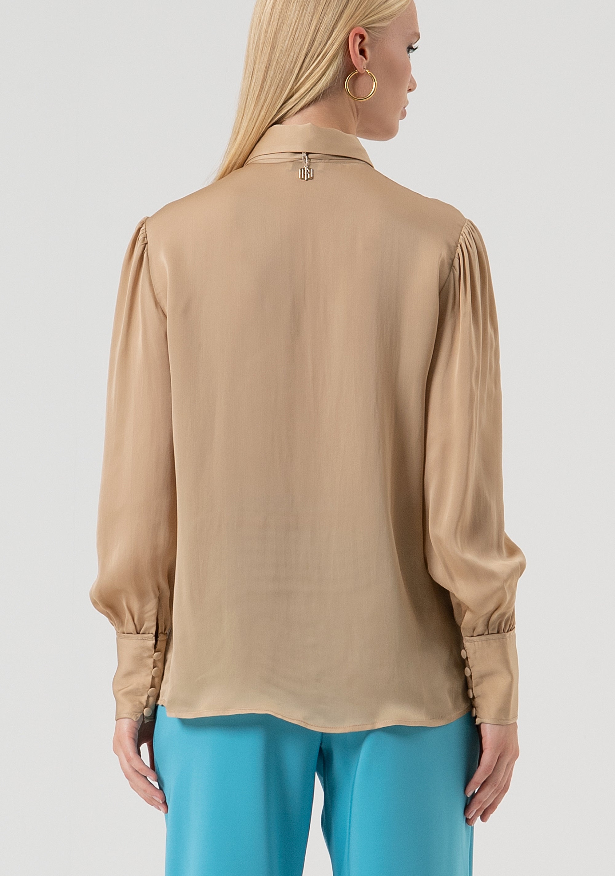 Camicia regular con seta FR25WT6019W80701-L20 Fracomina