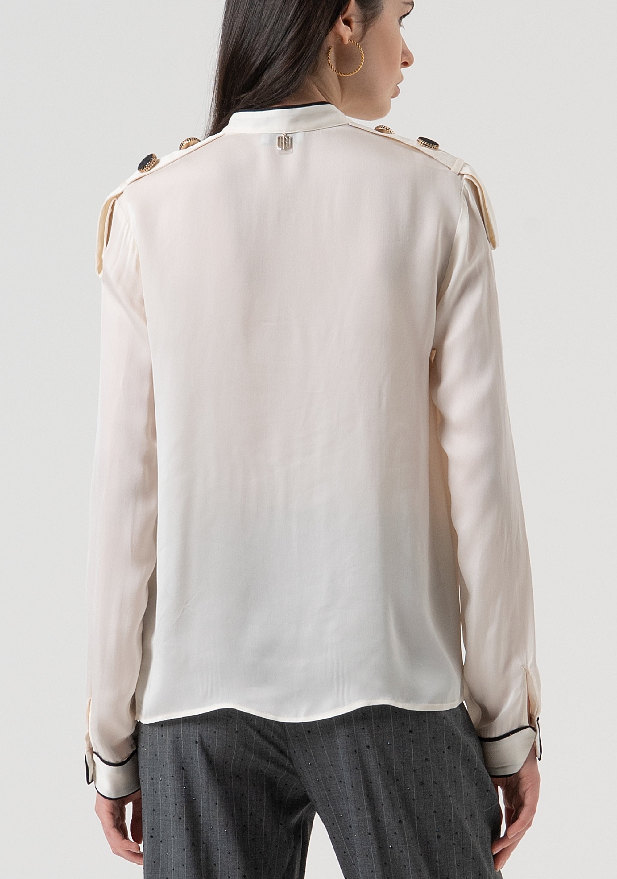 Camicia regular con seta FR25WT6027W80701-108 Fracomina
