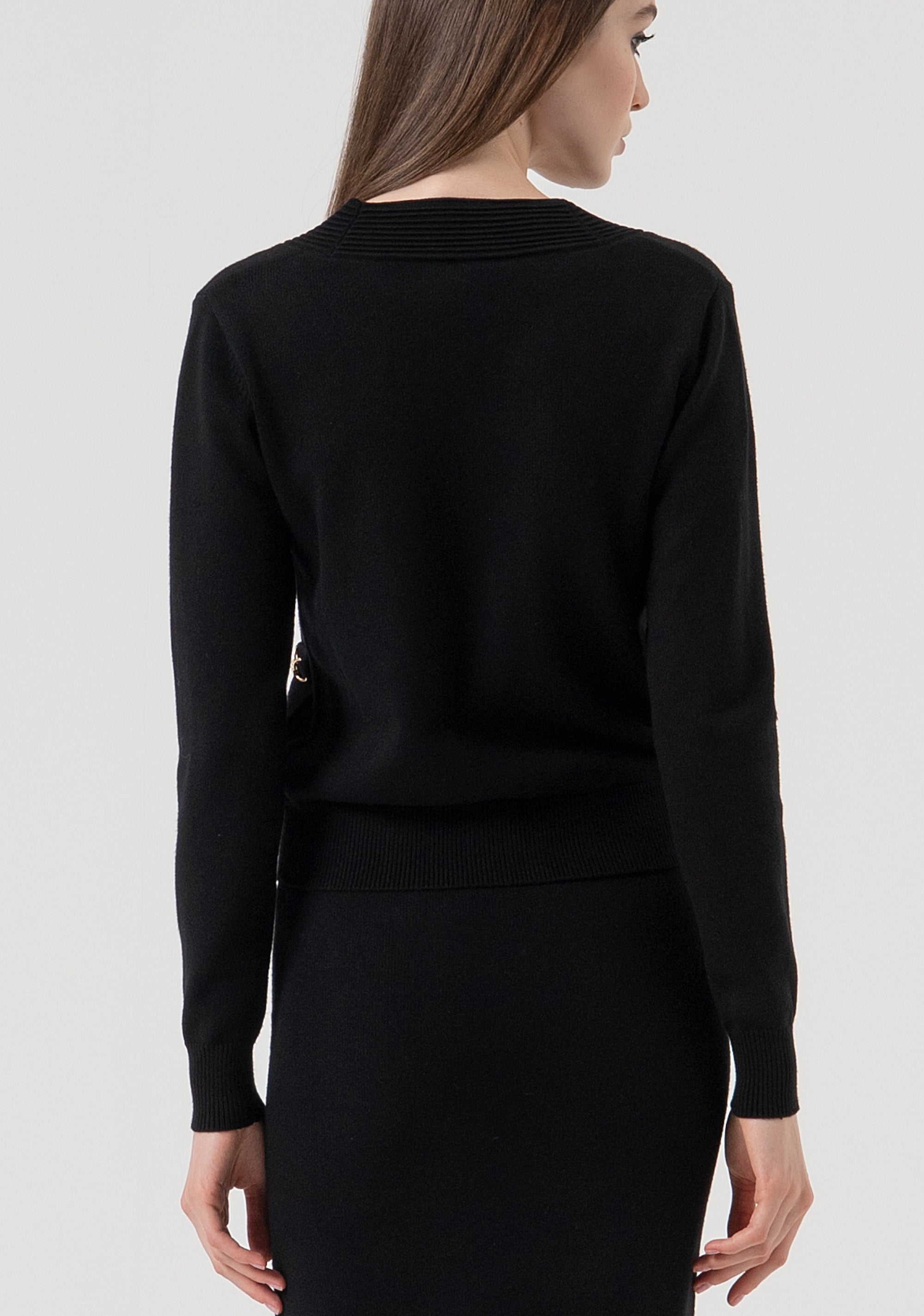 Cardigan regular doppiopetto FR25WT8010K55601-053 Fracomina