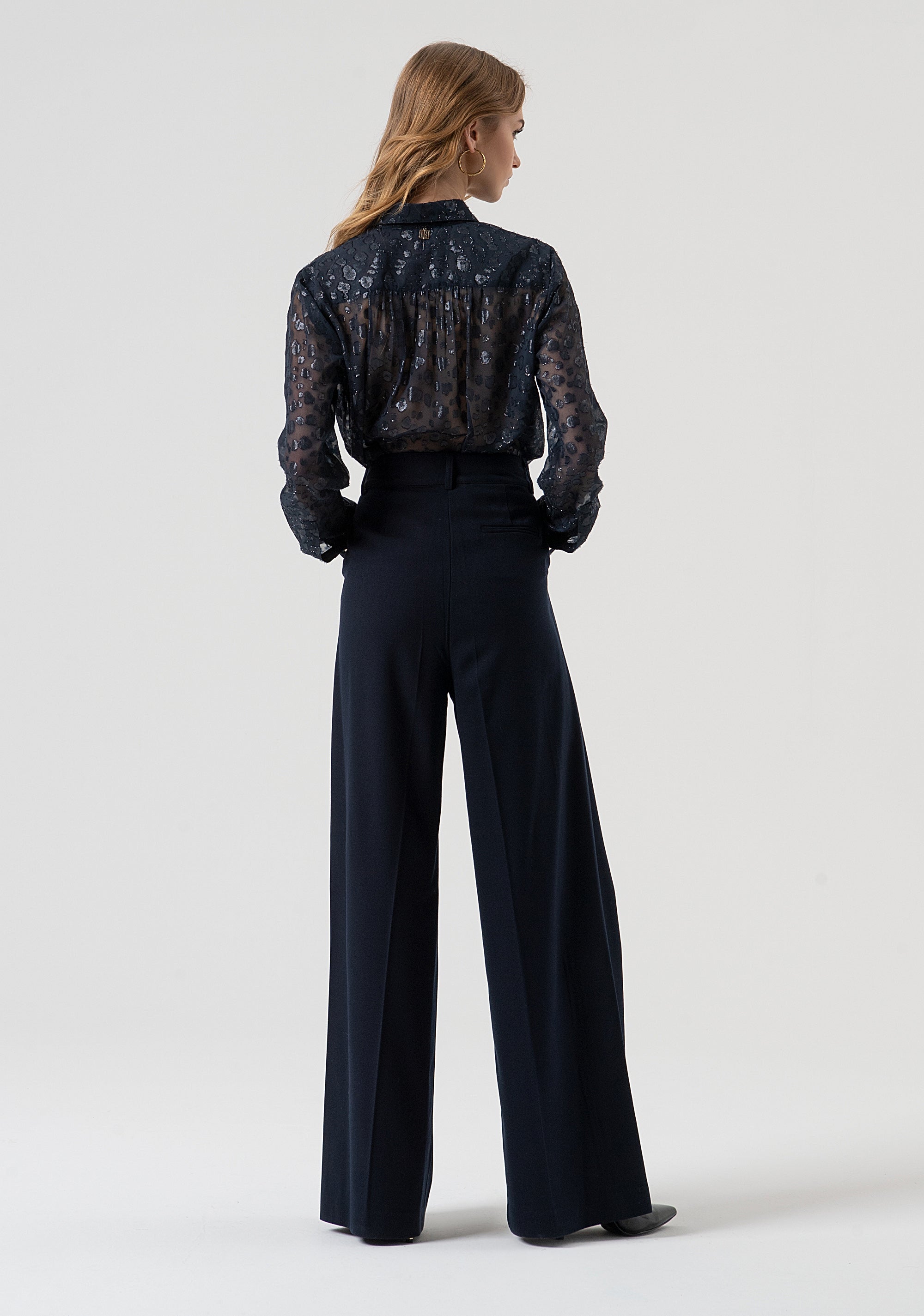 Pantalone flare con pences FR25WV3007W80301-117 Fracomina