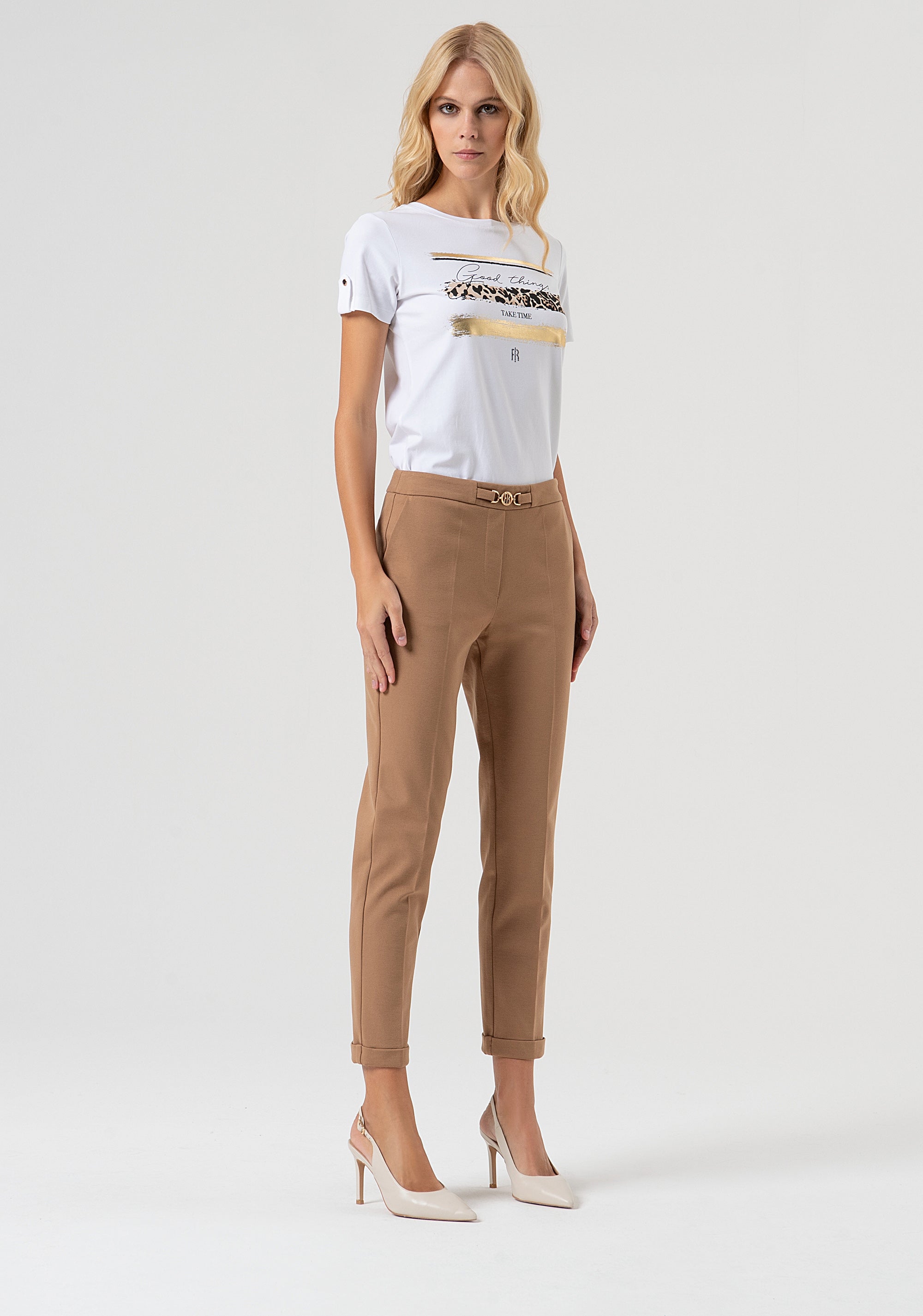 Pantalone slim chino FR25WV4003W72701-093 Fracomina