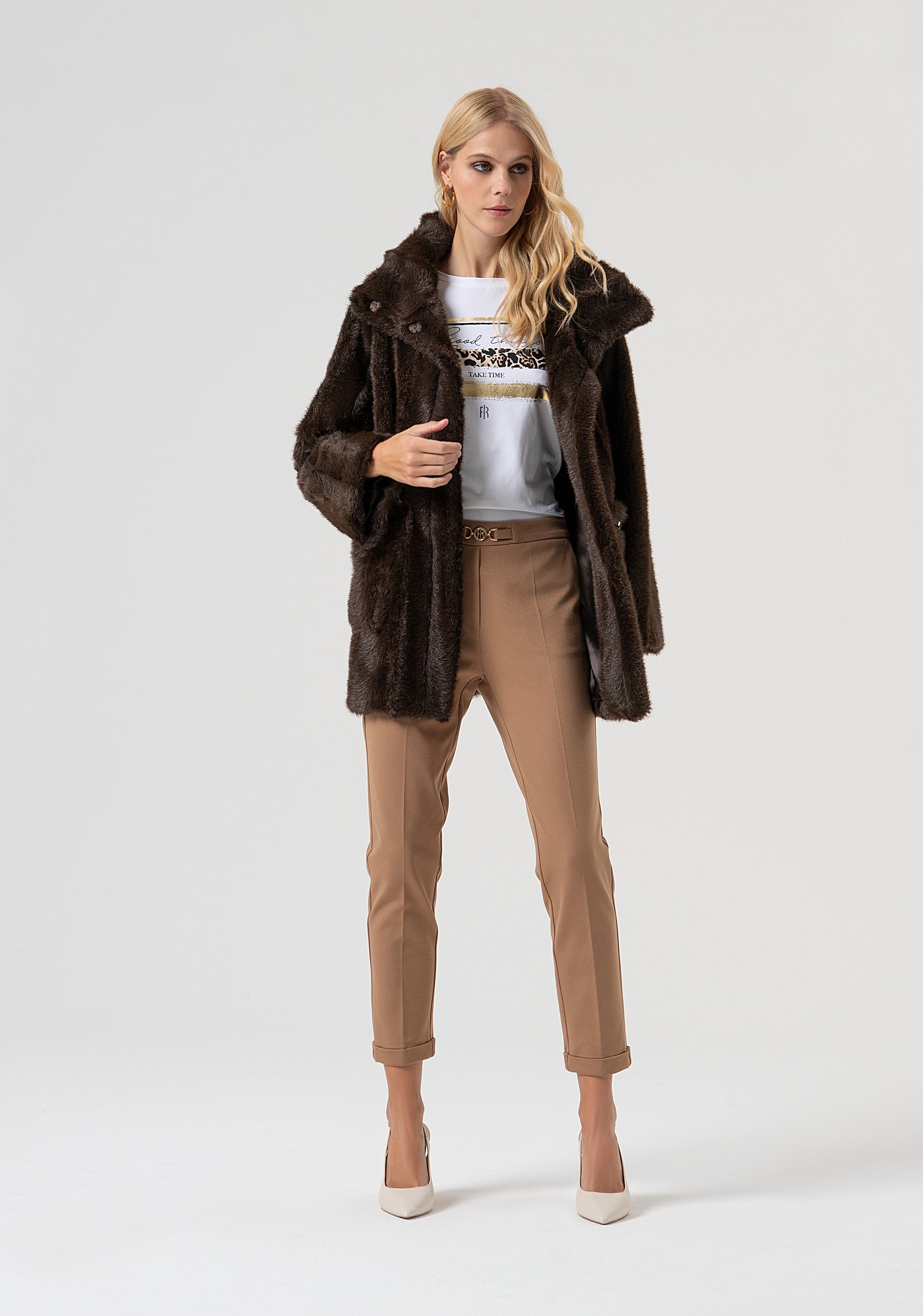 Pantalone slim chino FR25WV4003W72701-093 Fracomina