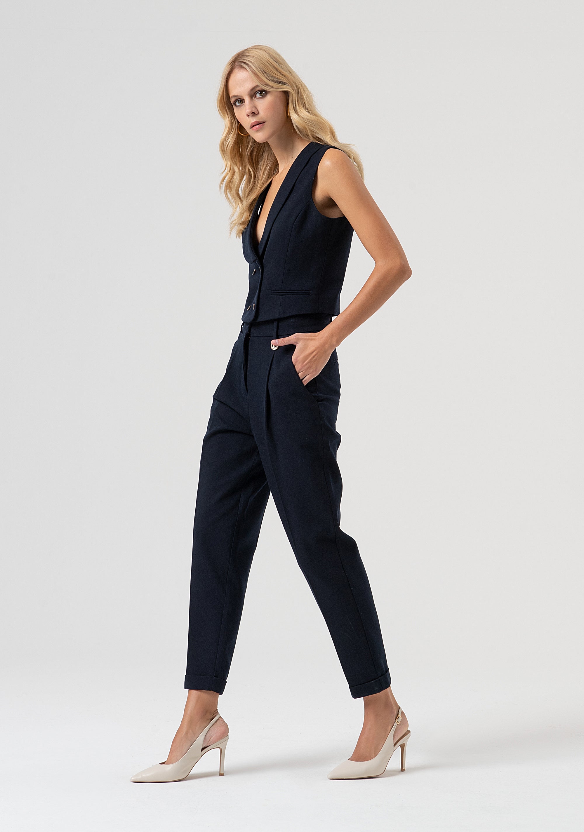 Pantalone carrot chino FR25WV4005W80301-117 Fracomina