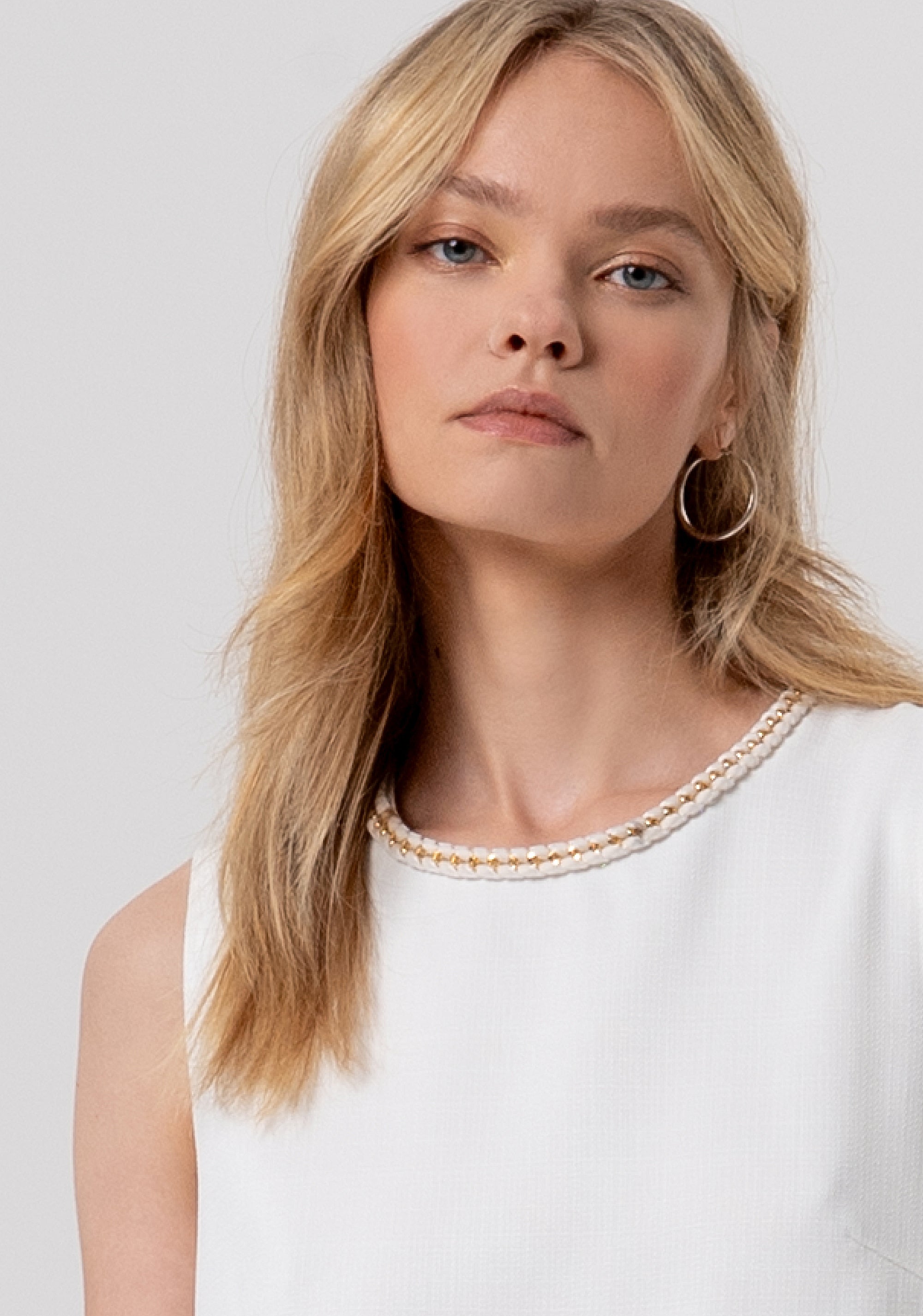 Abito a tubino senza maniche mini FR26SD1024W43901-108 Fracomina