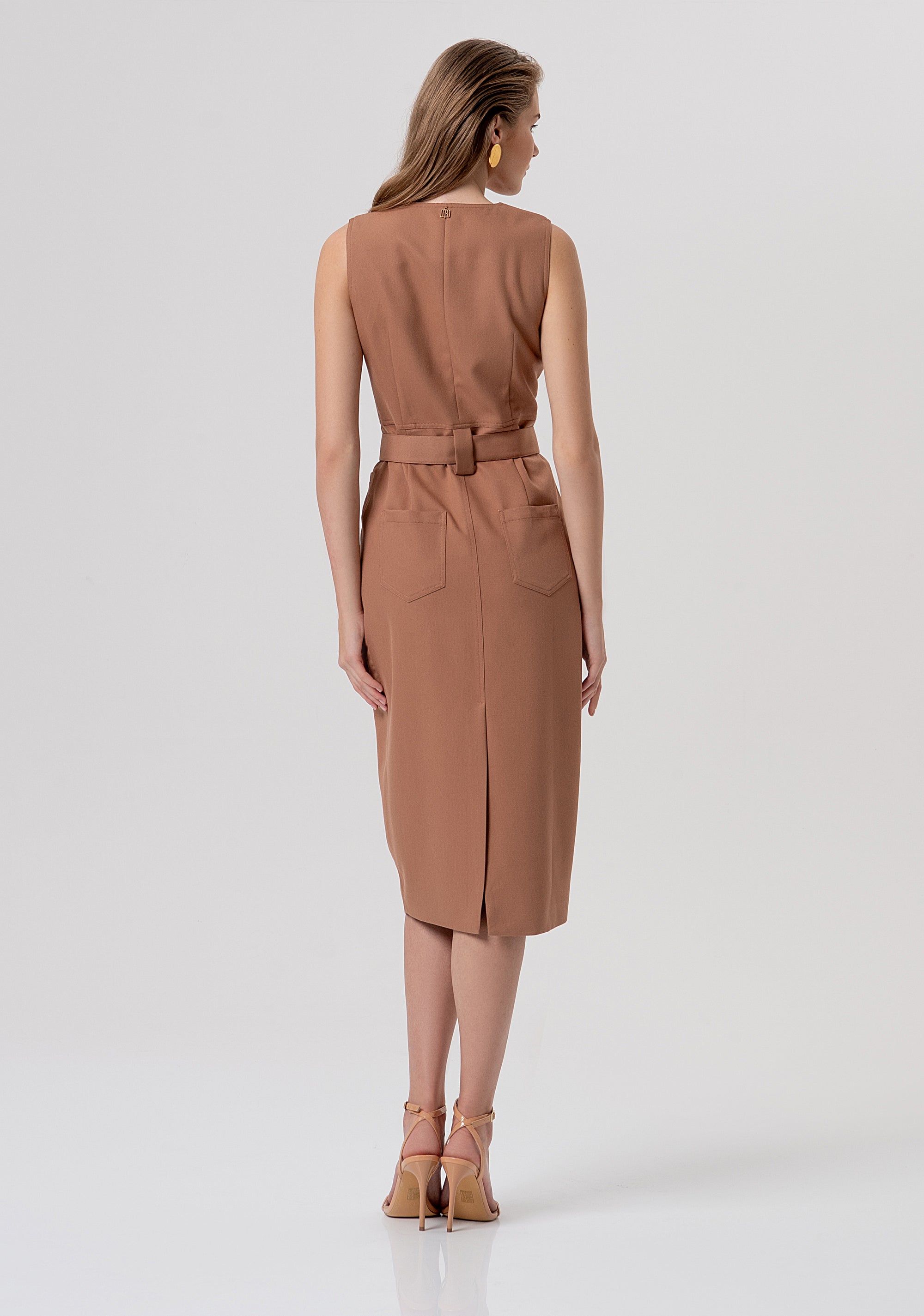 Abito senza maniche a tubino midi FR26SD2002W49101-M07 Fracomina