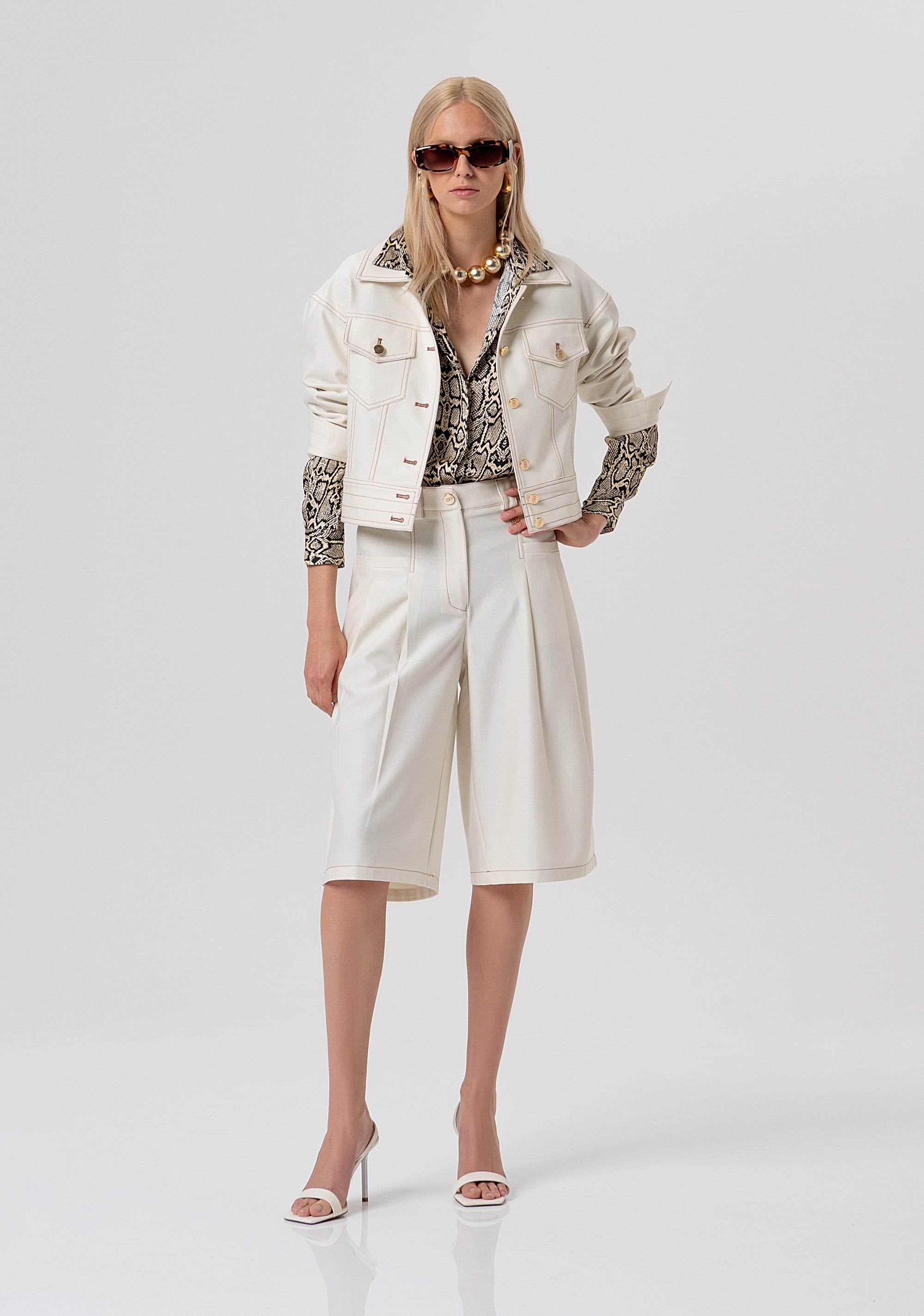 Giacca regular con tasche sul petto FR26SJ1002W49101-108 Fracomina