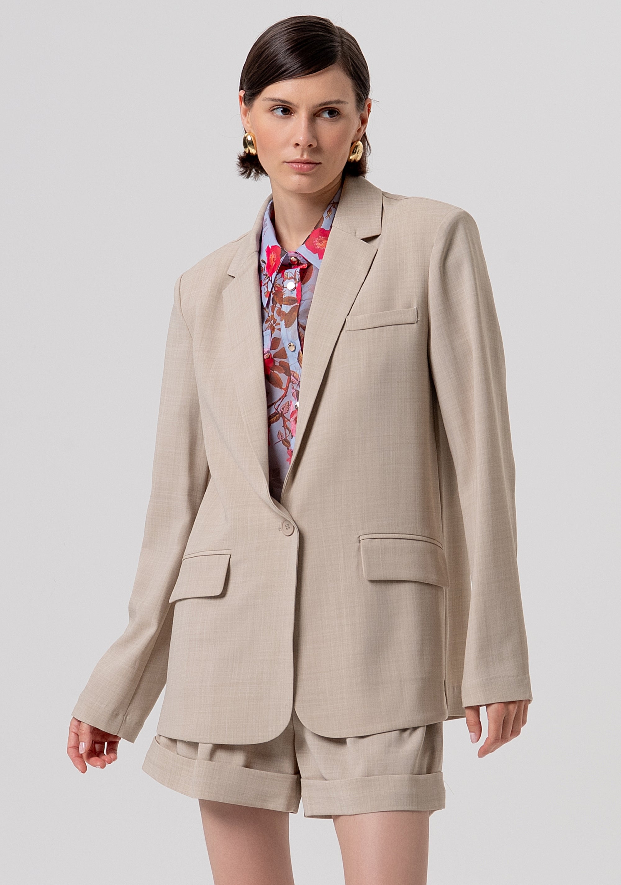Blazer oversize monopetto FR26SJ3009W76301-569 Fracomina
