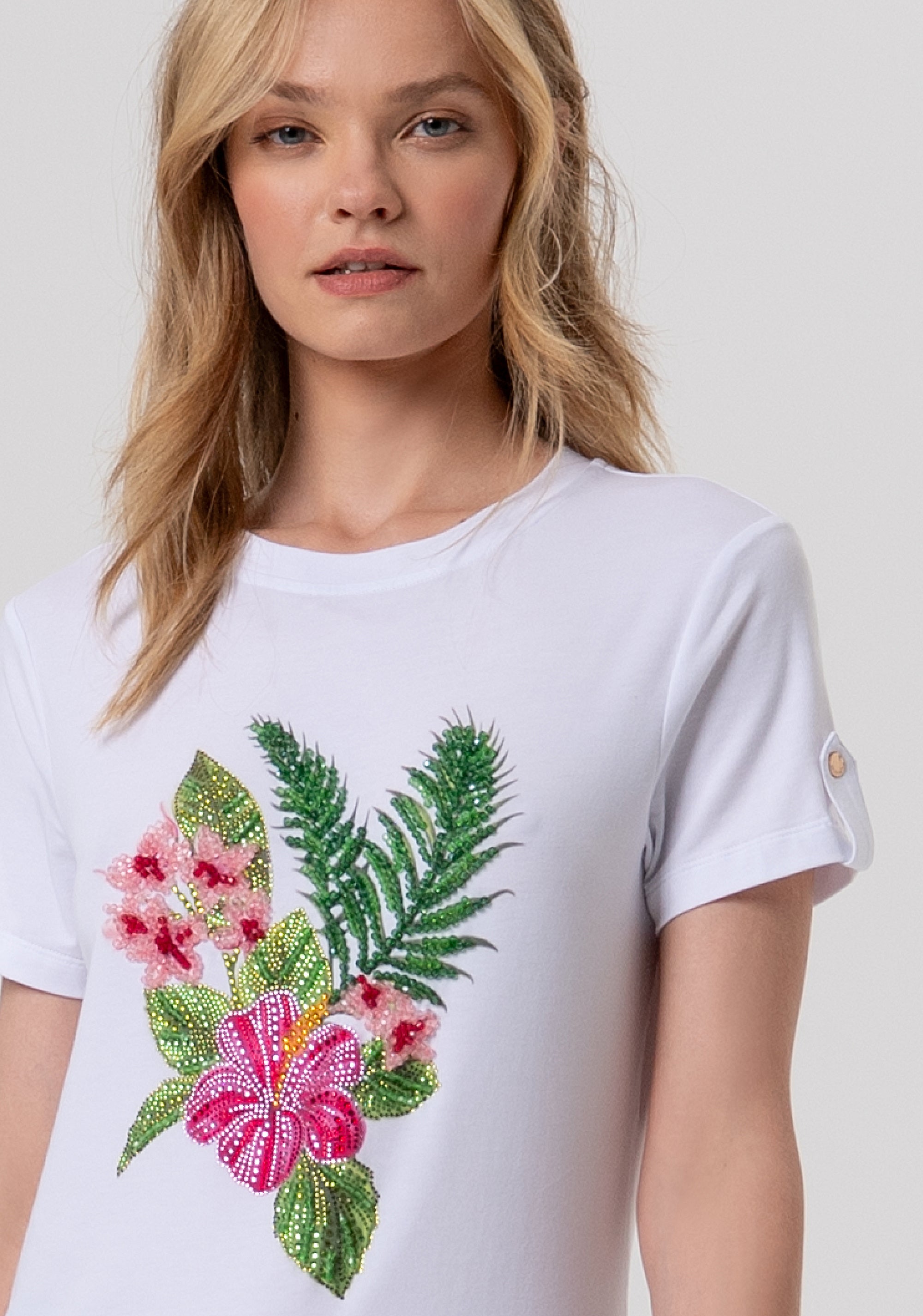 T-shirt regular in jersey FR26ST3010J41801-278 Fracomina