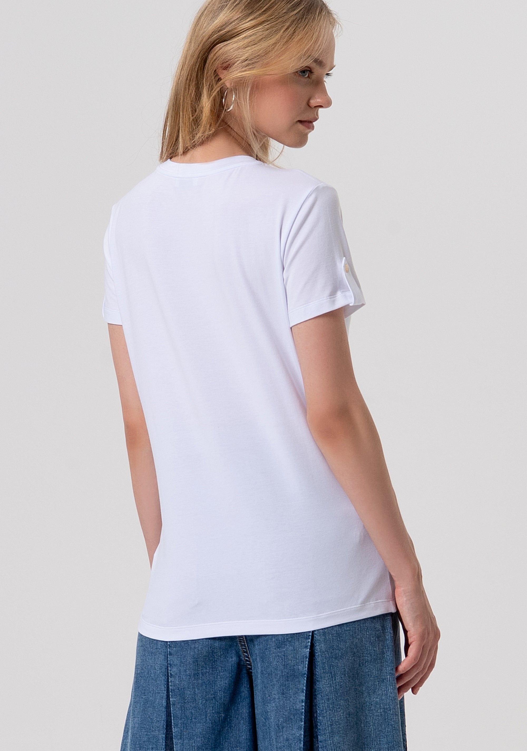 T-shirt regular in jersey FR26ST3010J41801-278 Fracomina