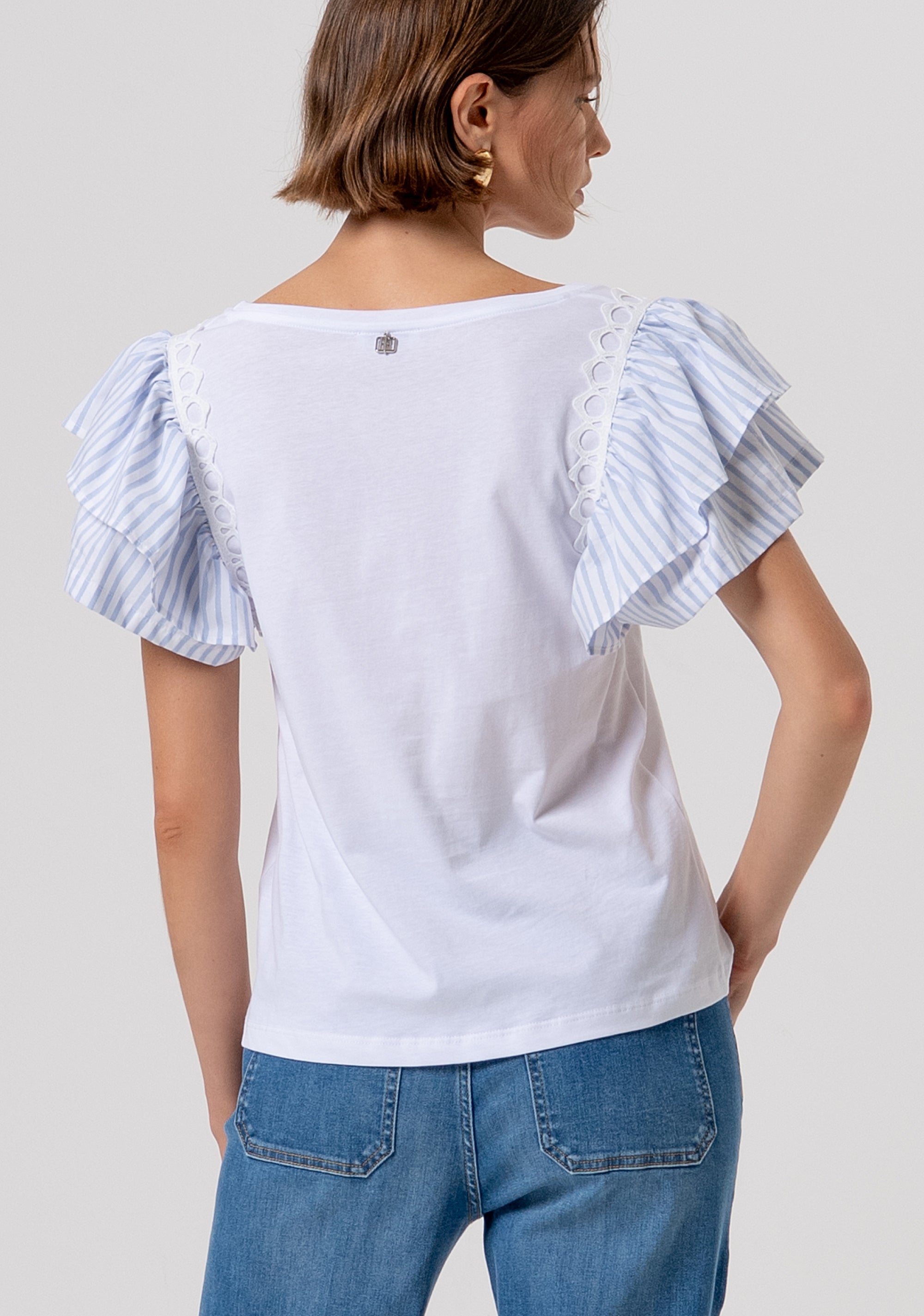 T-shirt regular in jersey FR26ST3036J40001-I24 Fracomina