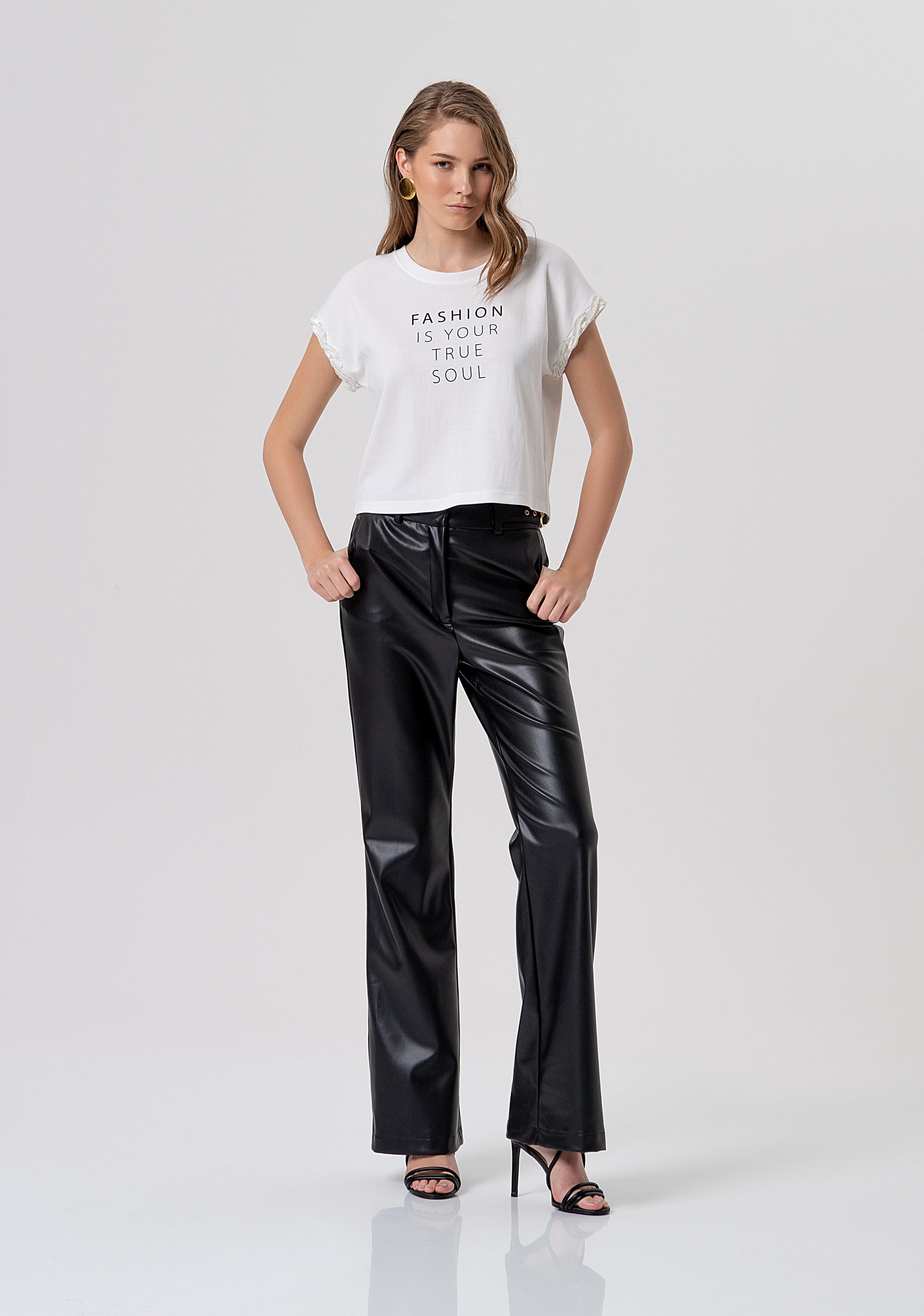 T-shirt regular in jersey FR26ST3051J409N5-278 Fracomina