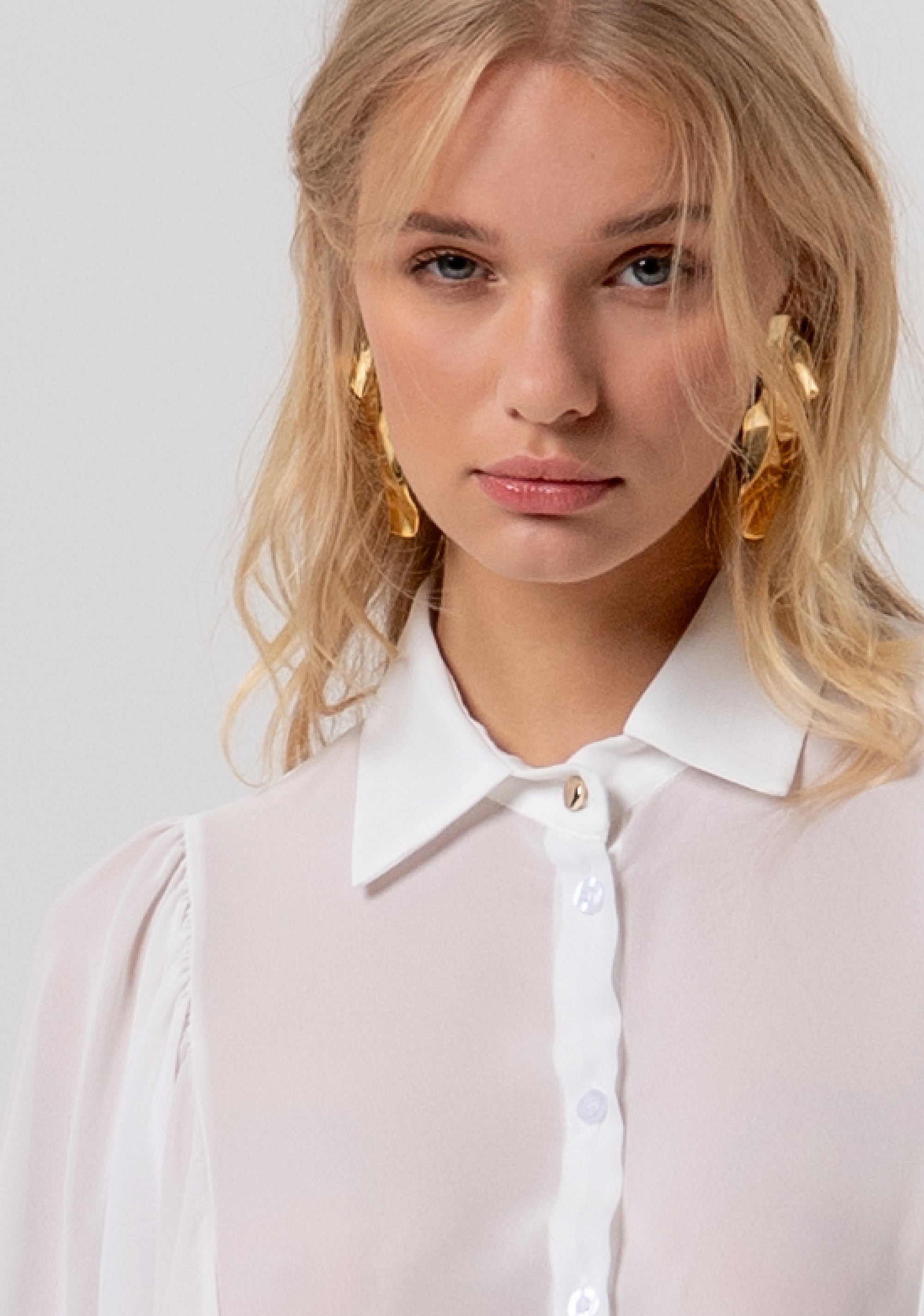 Camicia regular in georgette FR26ST6026W41201-278 Fracomina