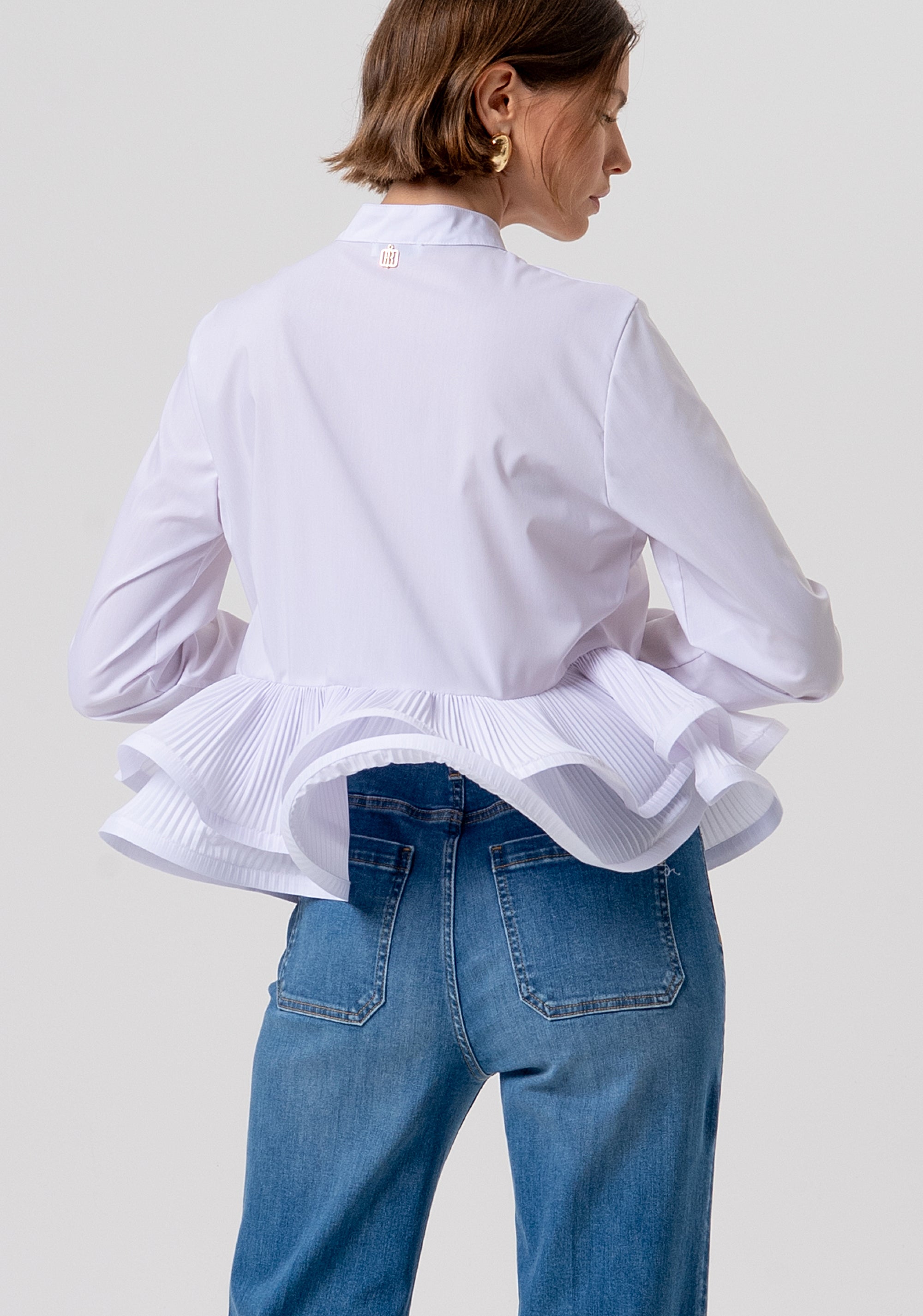 Camicia regular in popeline FR26ST6038W697F9-278 Fracomina