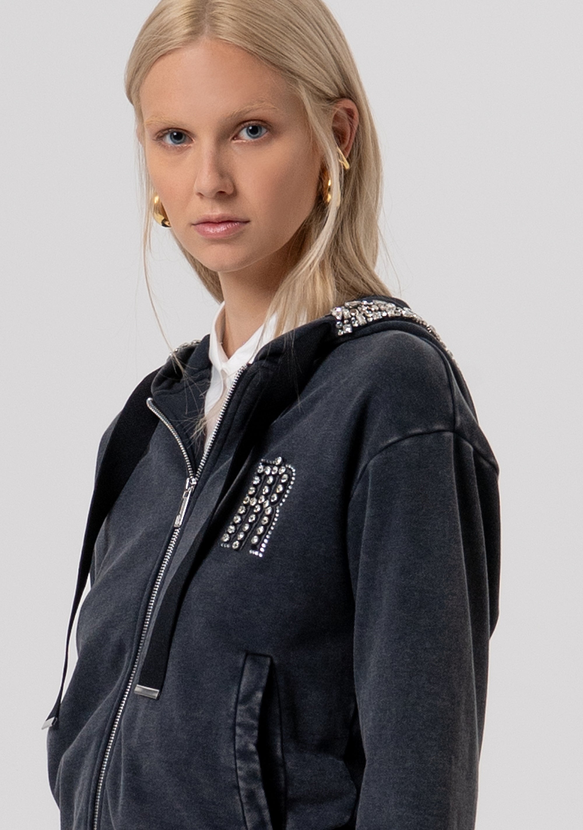 Felpa regular con lavaggio used FR26ST9004F40901-M30 Fracomina