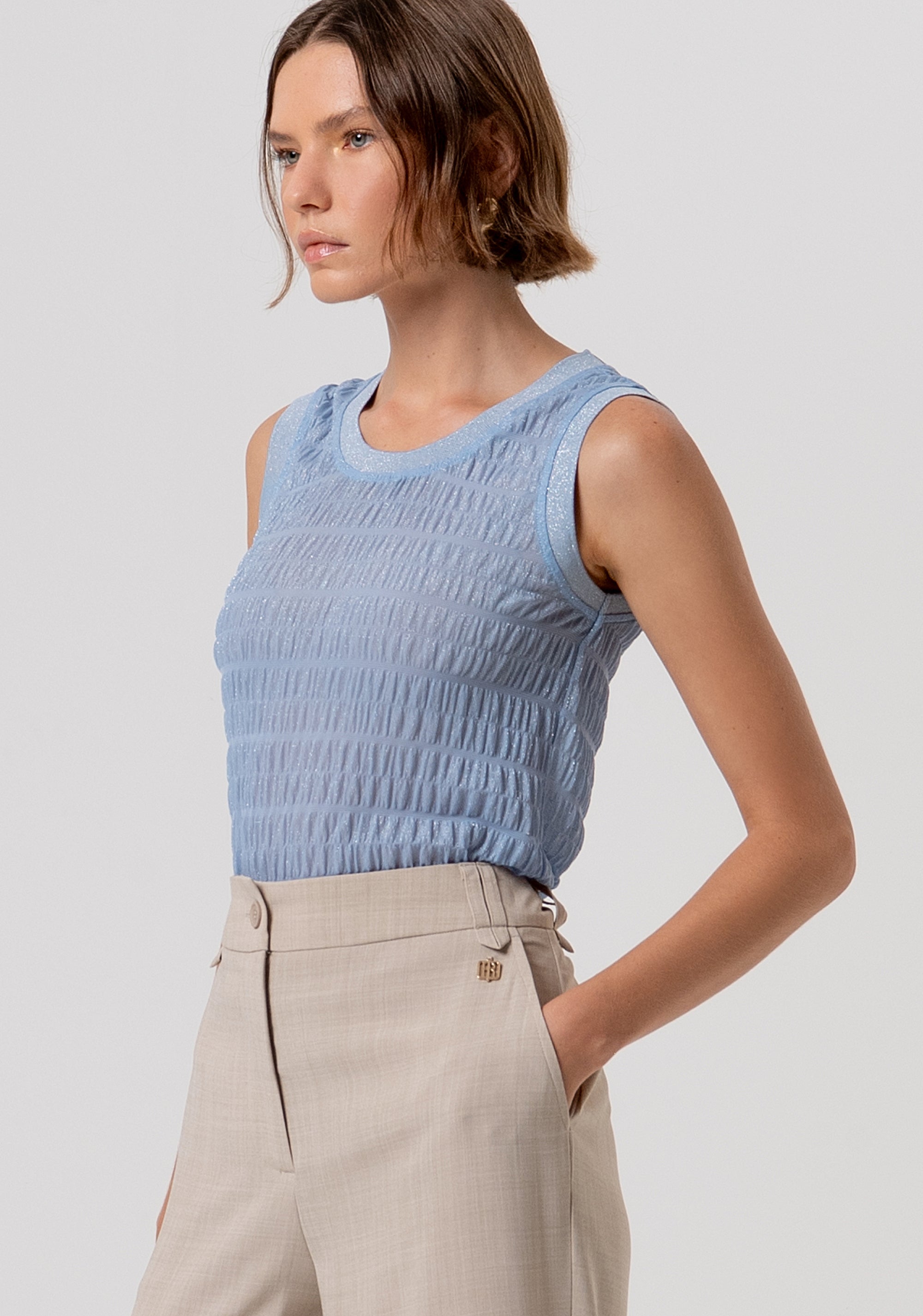 Pantalone regular modello chino FR26SV2004W76301-569 Fracomina