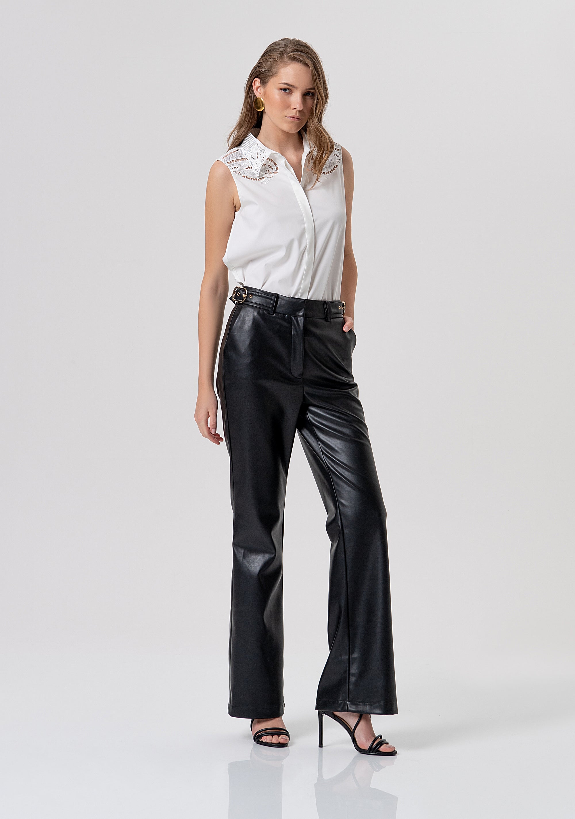 Pantalone regular straight leg FR26SV2023P41101-053 Fracomina