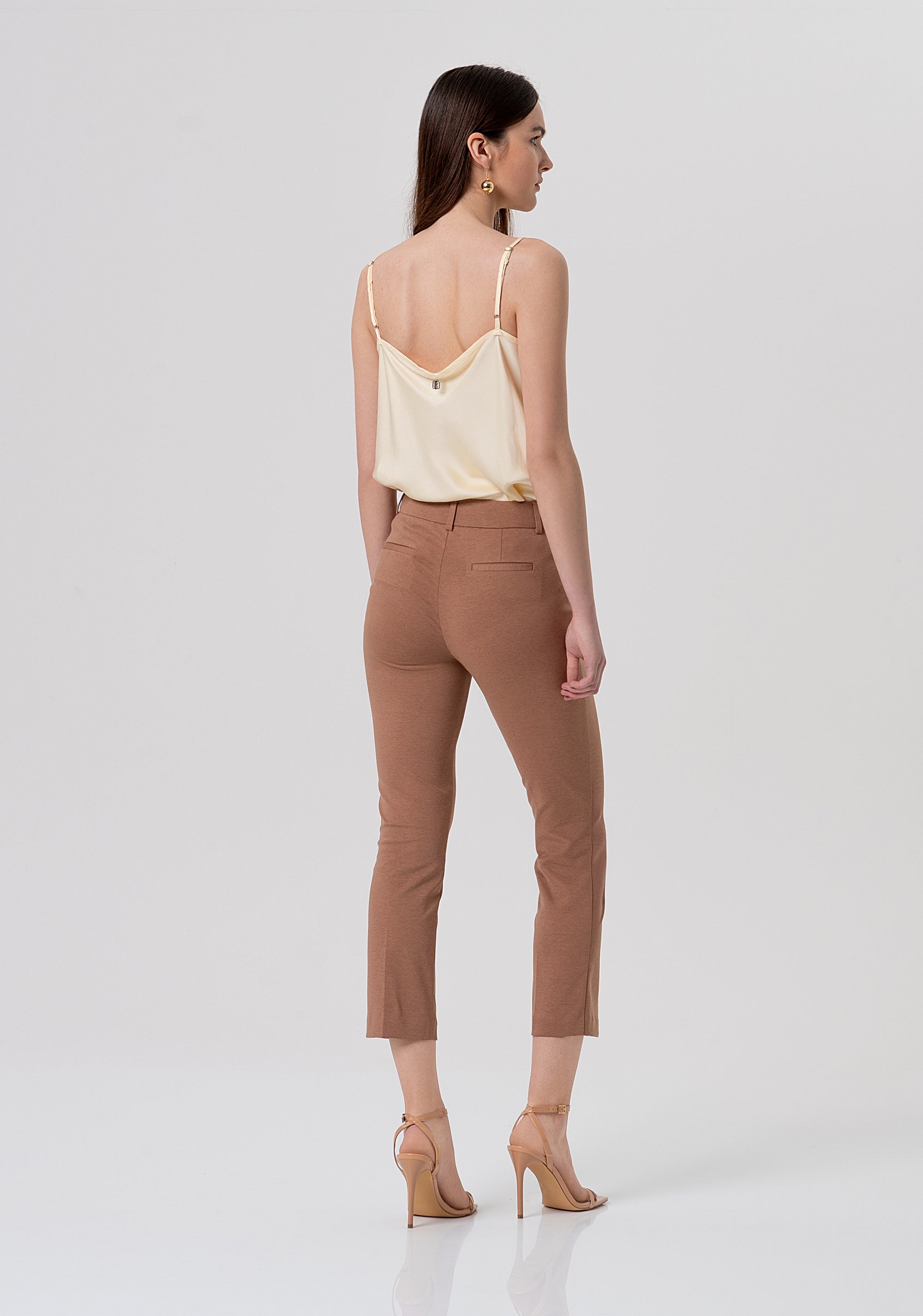 Pantalone regular modello chino in punto milano FR26SV4003W51501-M07 Fracomina