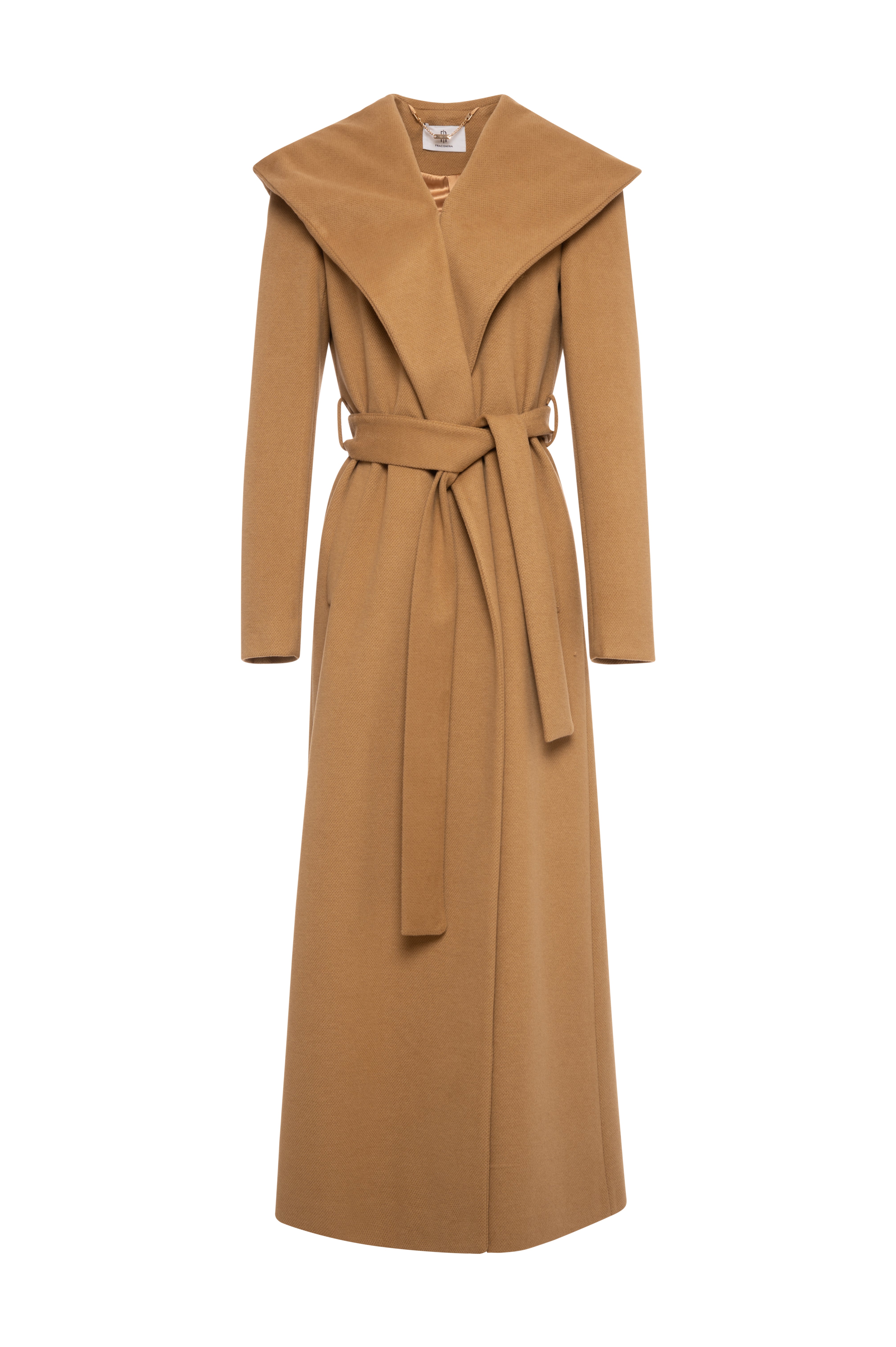 Cappotto regular lungo in panno FRACOMINA — immagine 1 di 2