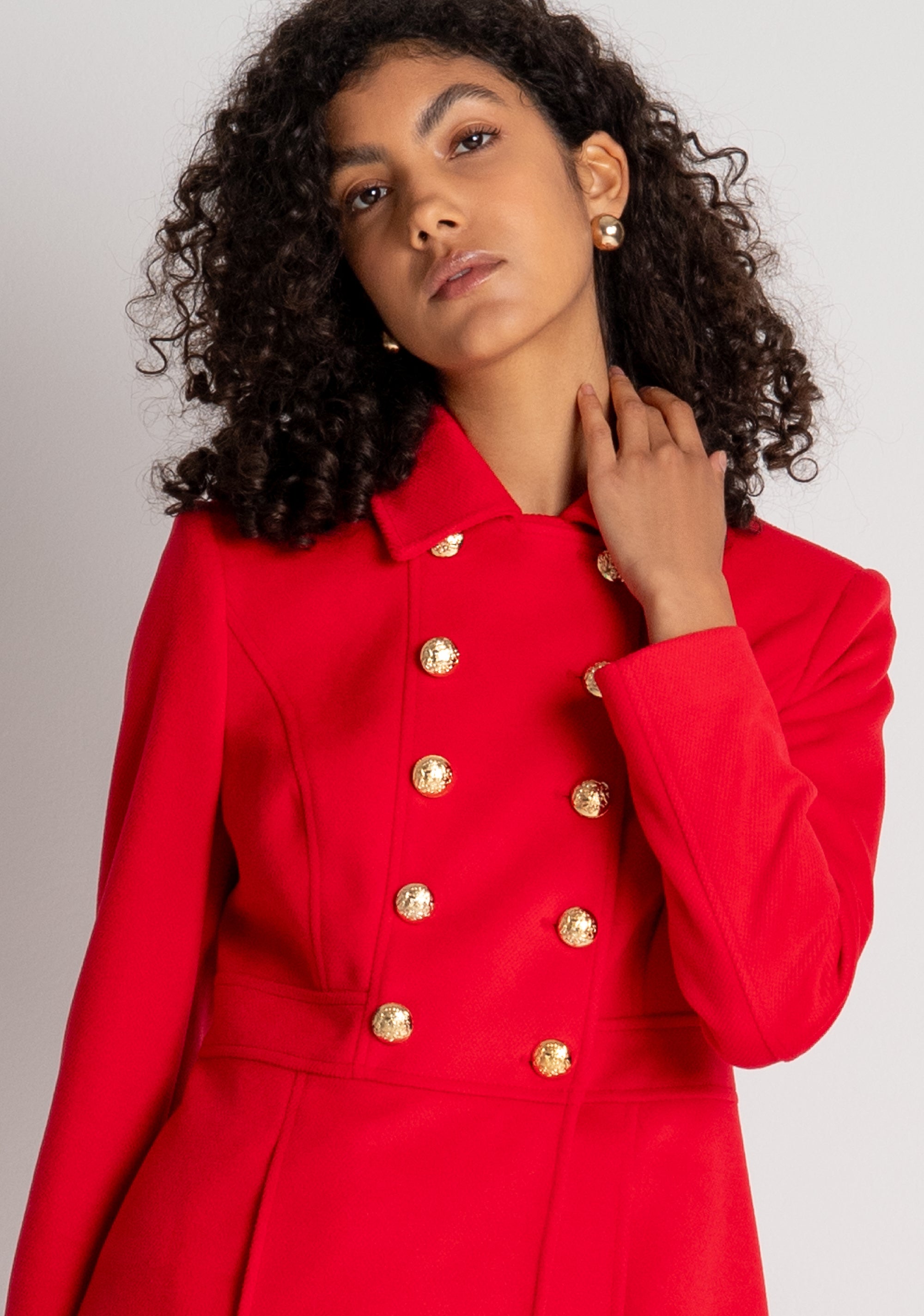 Cappotto regular doppiopetto FRACOMINA — immagine 2 di 6