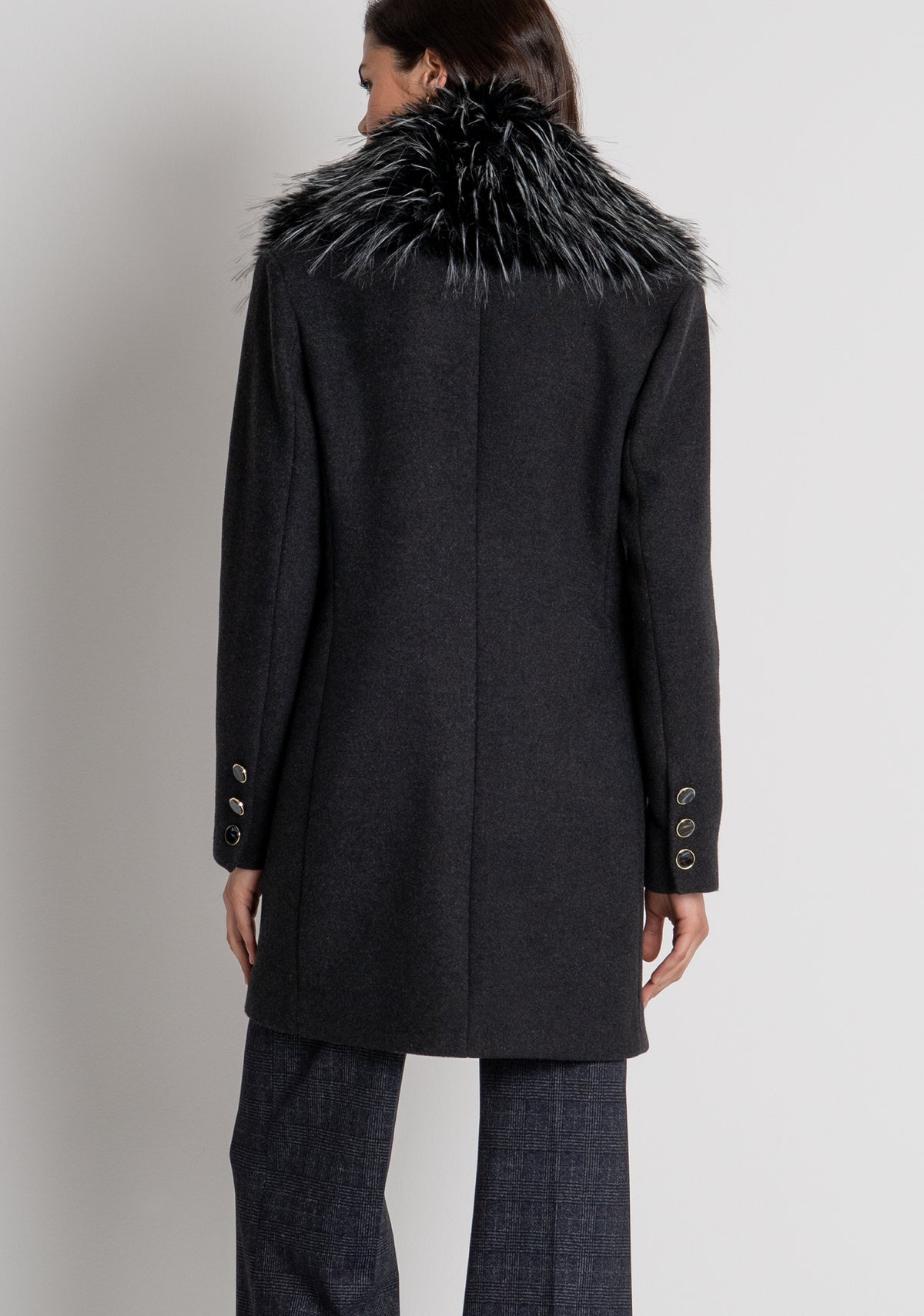 Cappotto regular con lana FR26WC1028W57901 FRACOMINA
