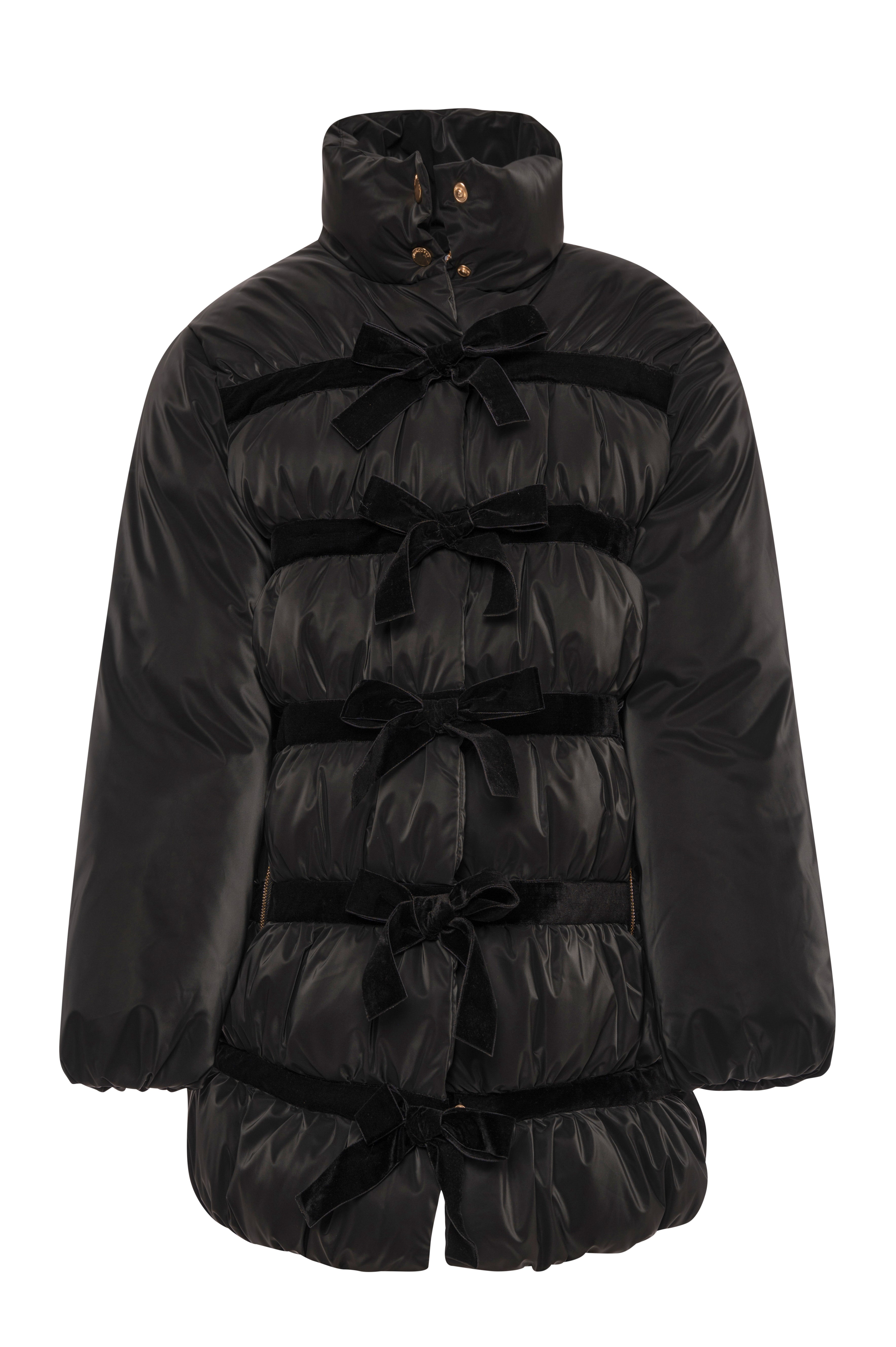 Piumino regular con fiocchi in velluto FR26WC3003O45801 FRACOMINA