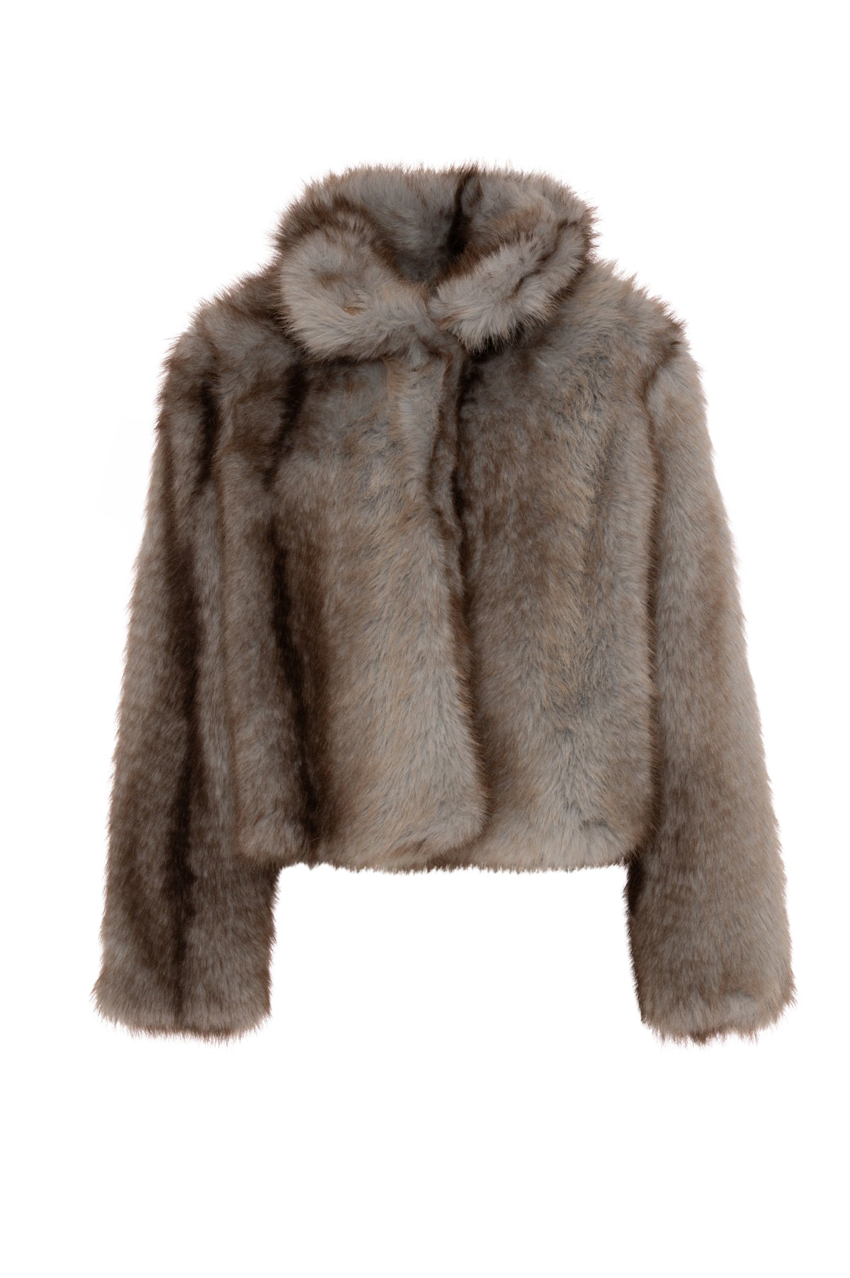 Giacca cropped in finta pelliccia FR26WC4003O44501 FRACOMINA
