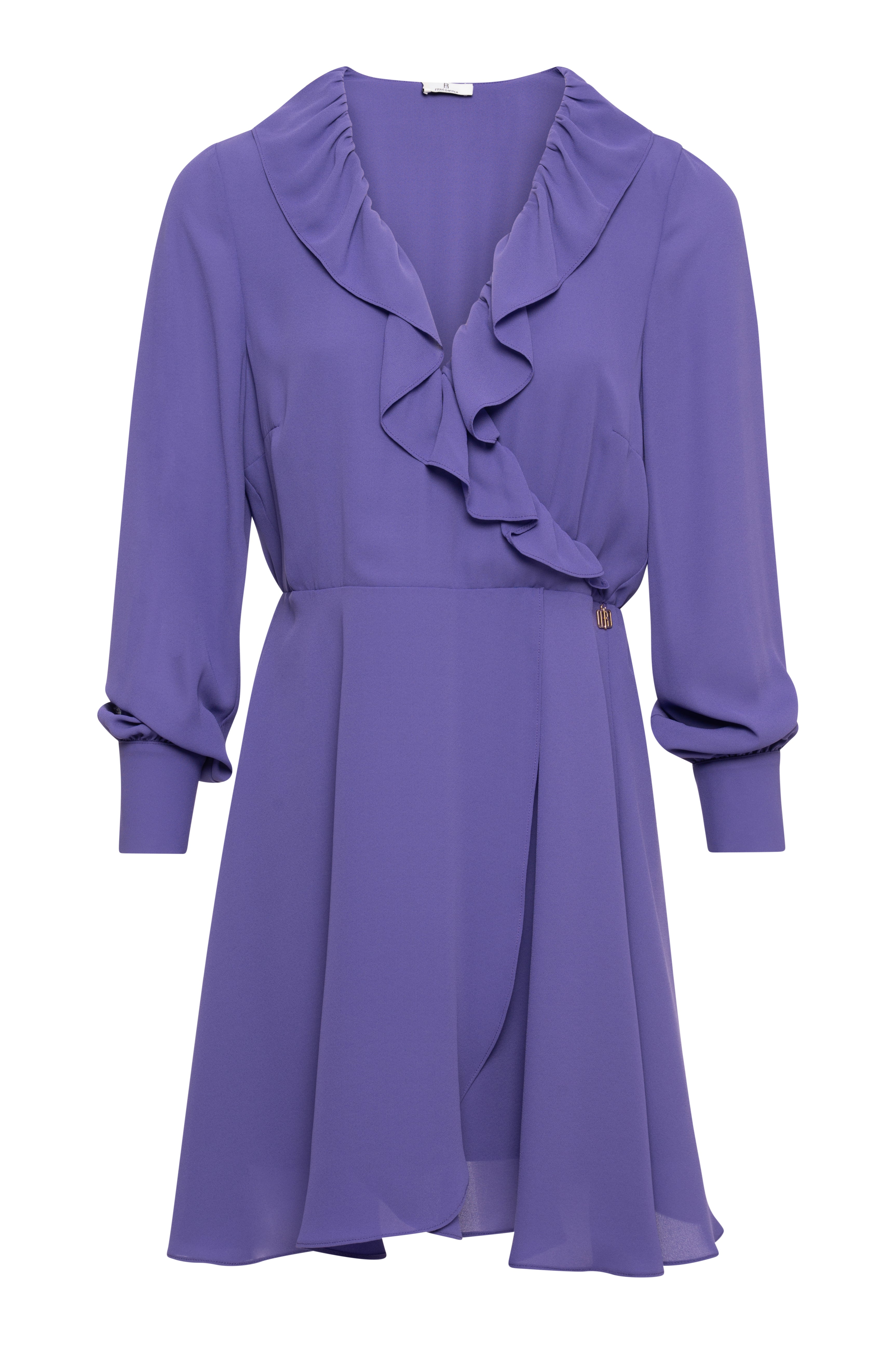 Abito con maniche lunghe mini in georgette FR26WD1008W41201-KE8 Fracomina