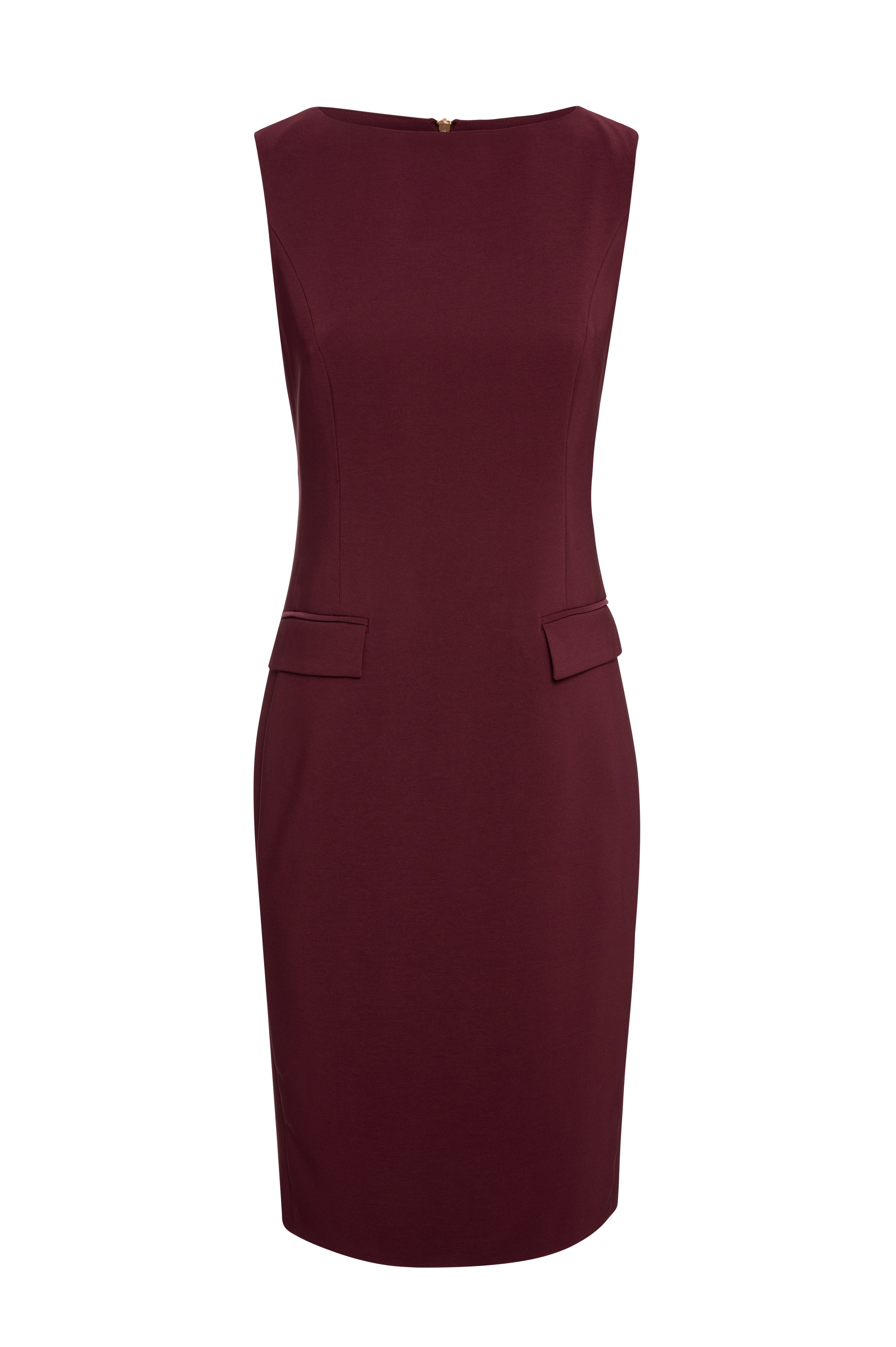 Abito slim midi in tessuto stretch FRACOMINA — immagine 5 di 6