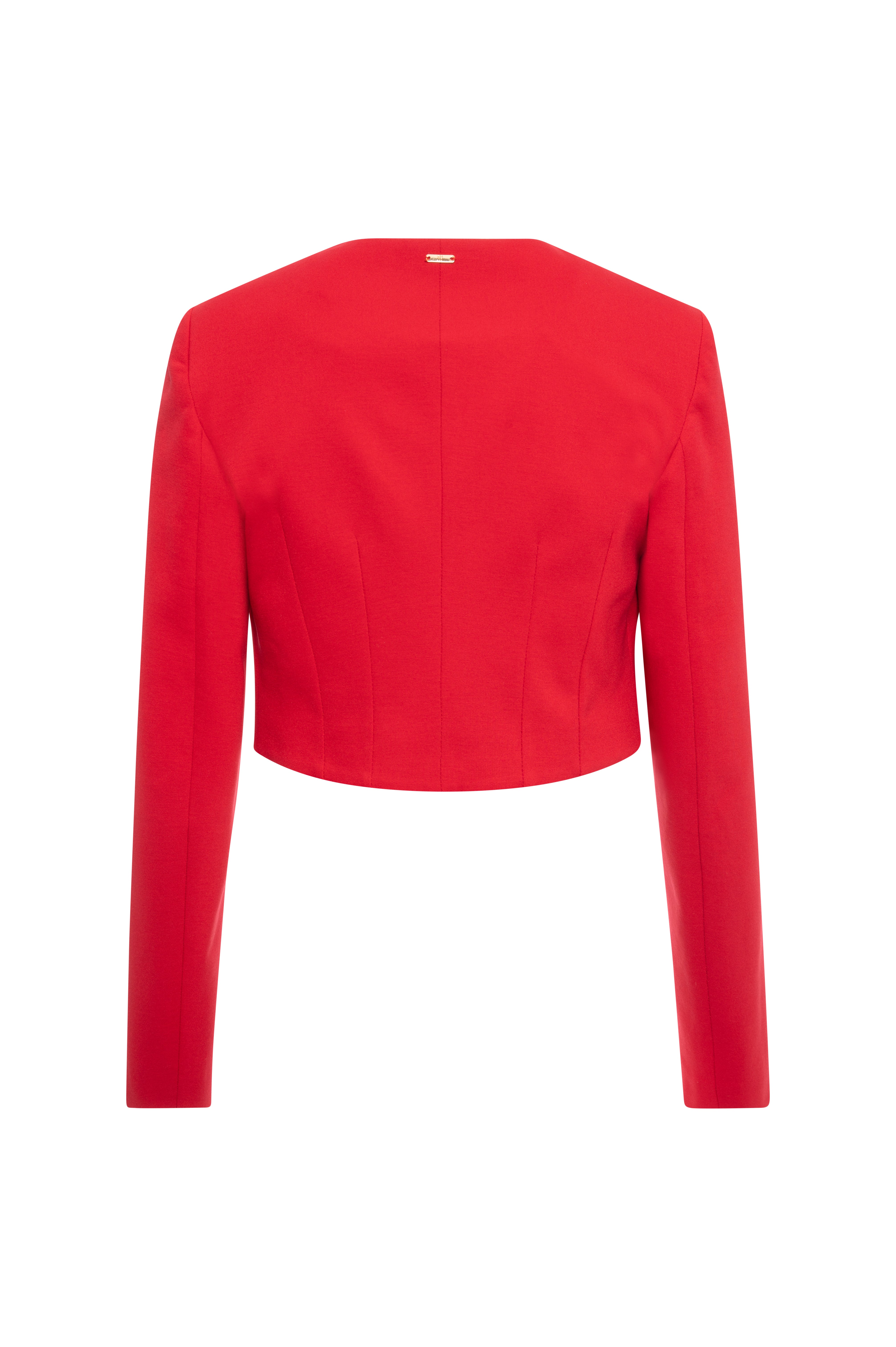 Giacca cropped modello bolero FRACOMINA — immagine 2 di 2